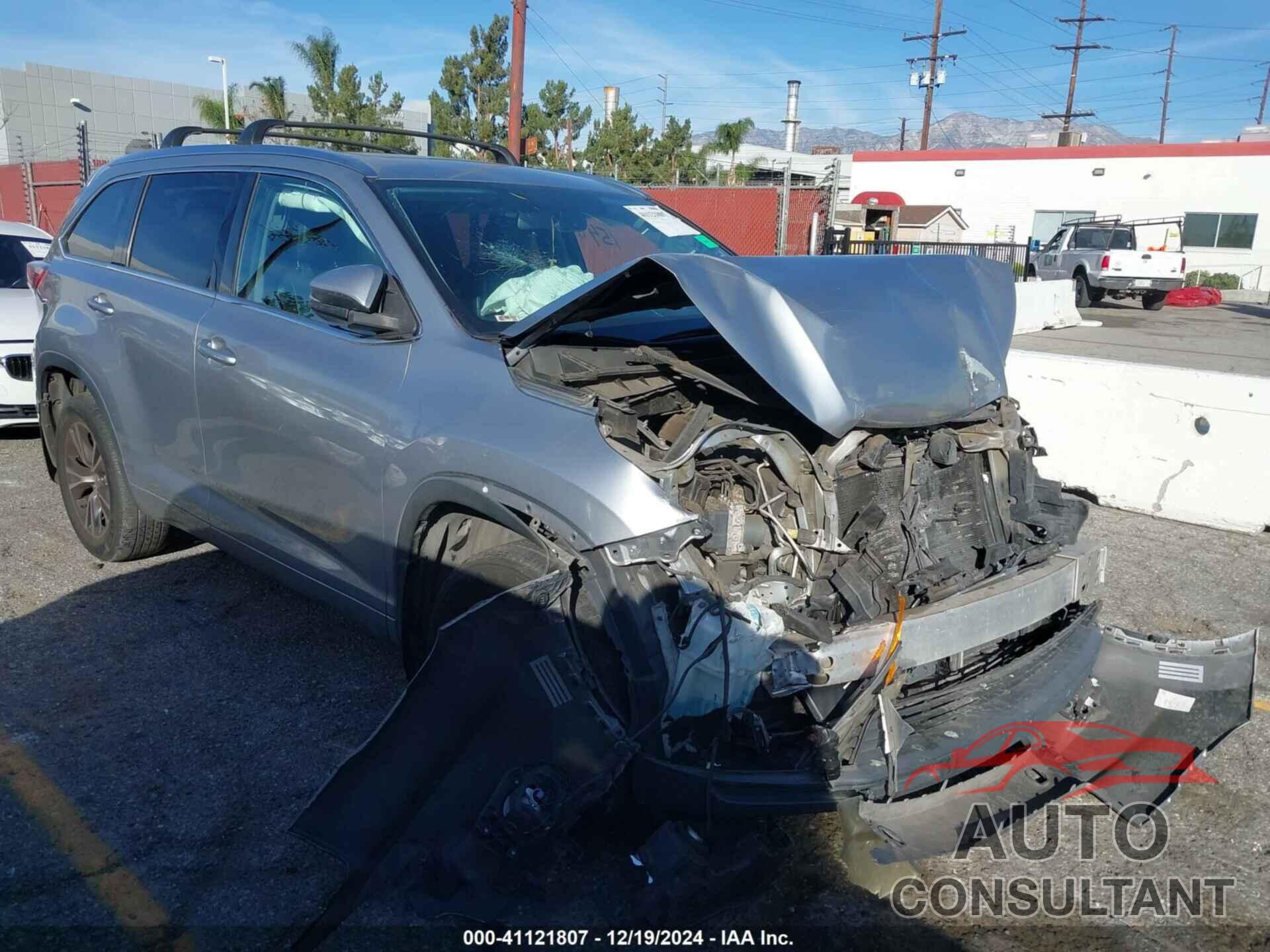 TOYOTA HIGHLANDER 2016 - 5TDKKRFH4GS501548