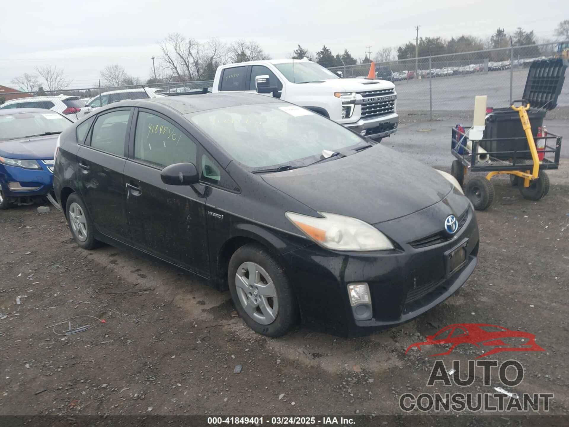 TOYOTA PRIUS 2011 - JTDKN3DU6B5343653