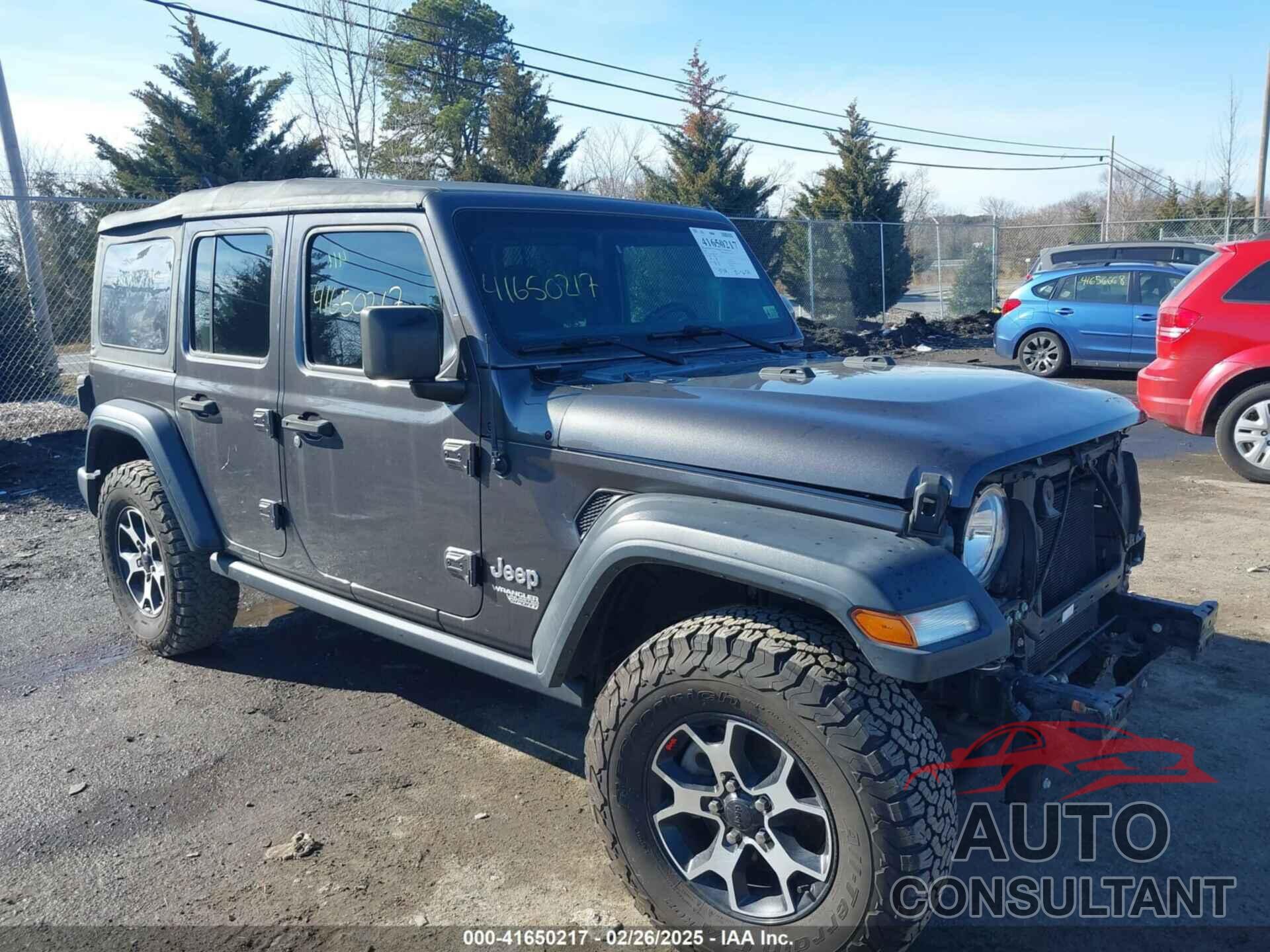JEEP WRANGLER UNLIMITED 2018 - 1C4HJXDG0JW166601