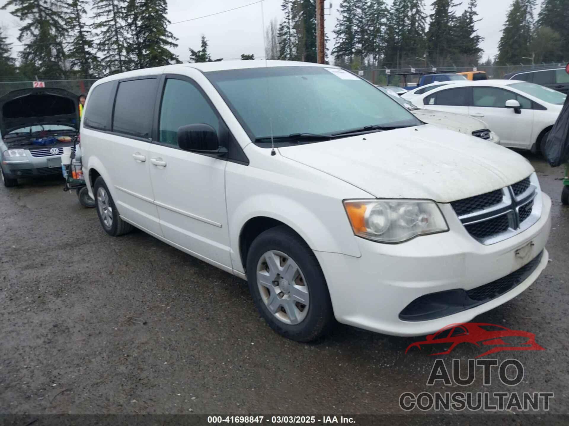 DODGE GRAND CARAVAN 2012 - 2C4RDGBG3CR281431