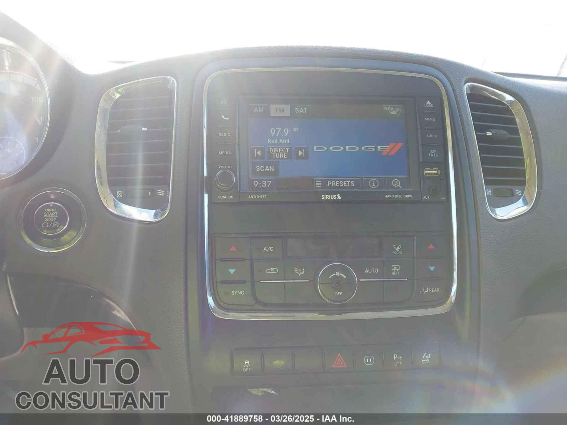 DODGE DURANGO 2012 - 1C4RDHDG9CC330644
