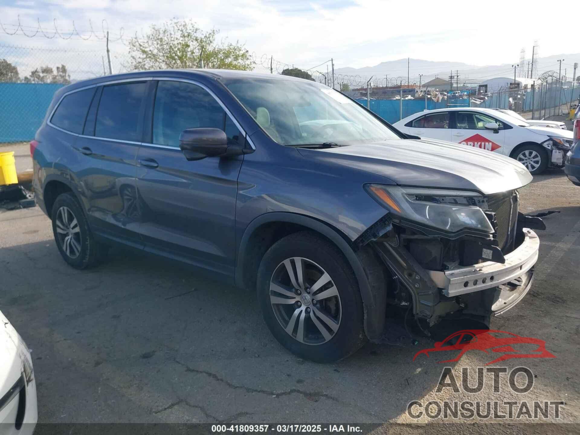 HONDA PILOT 2016 - 5FNYF5H33GB015231