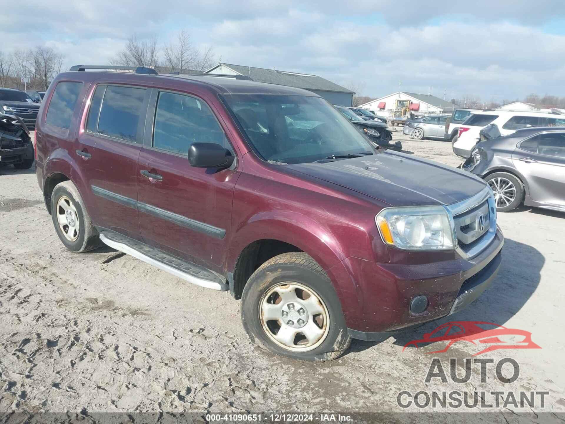 HONDA PILOT 2011 - 5FNYF4H26BB019218