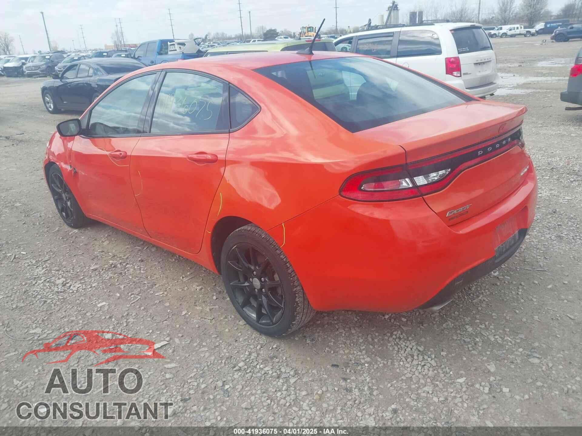 DODGE DART 2015 - 1C3CDFBB1FD224435