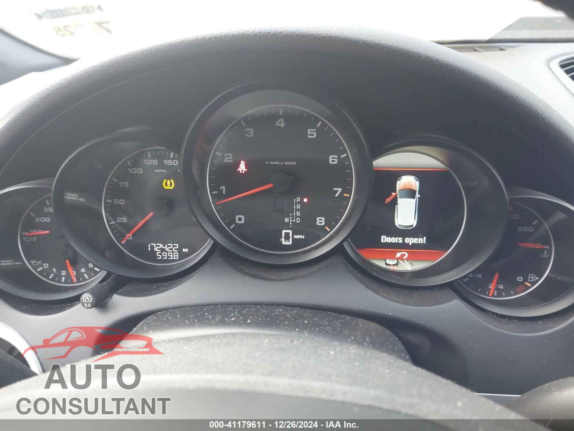 PORSCHE CAYENNE 2012 - WP1AA2A20CLA10316