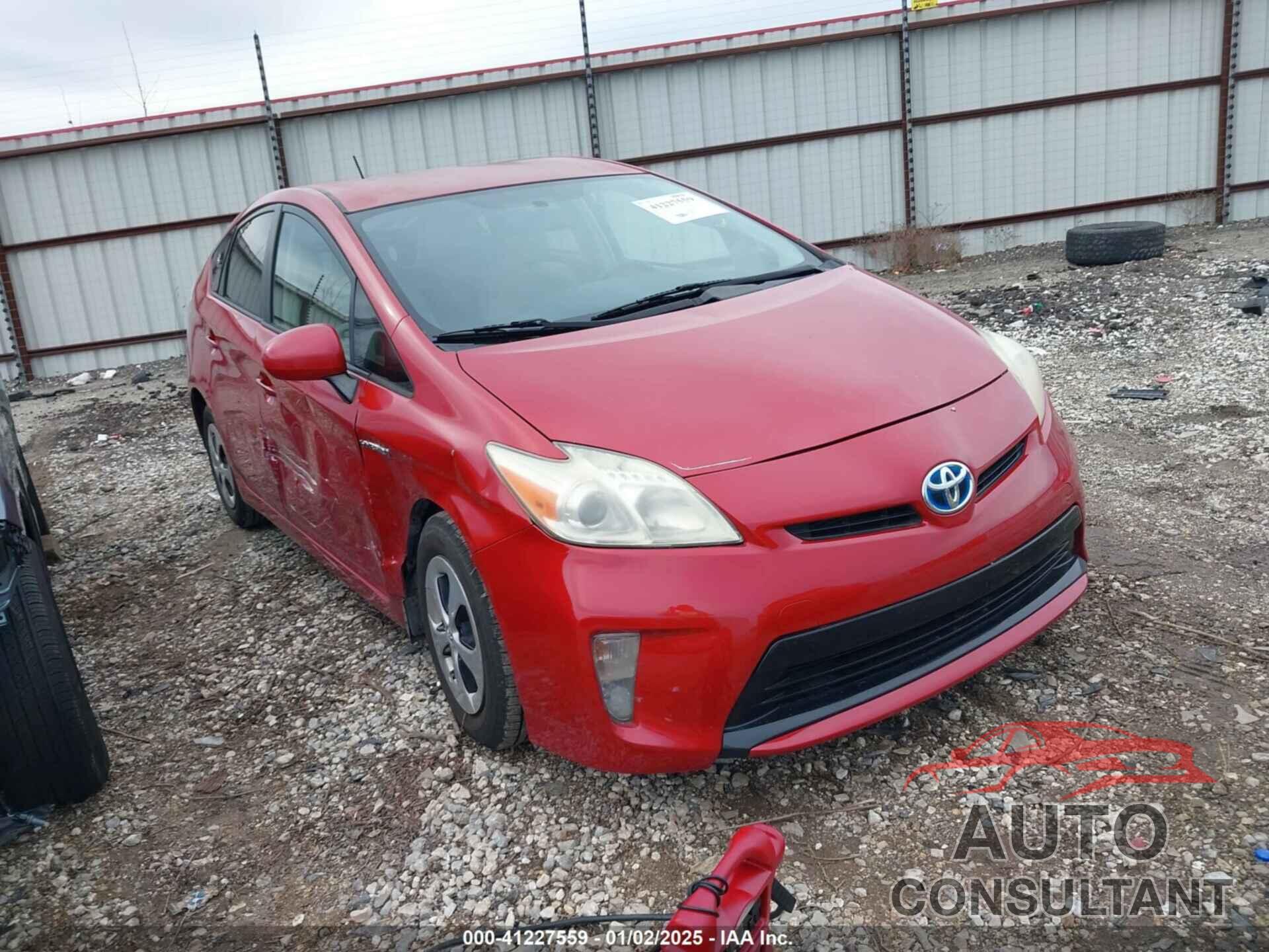 TOYOTA PRIUS 2013 - JTDKN3DUXD5686274
