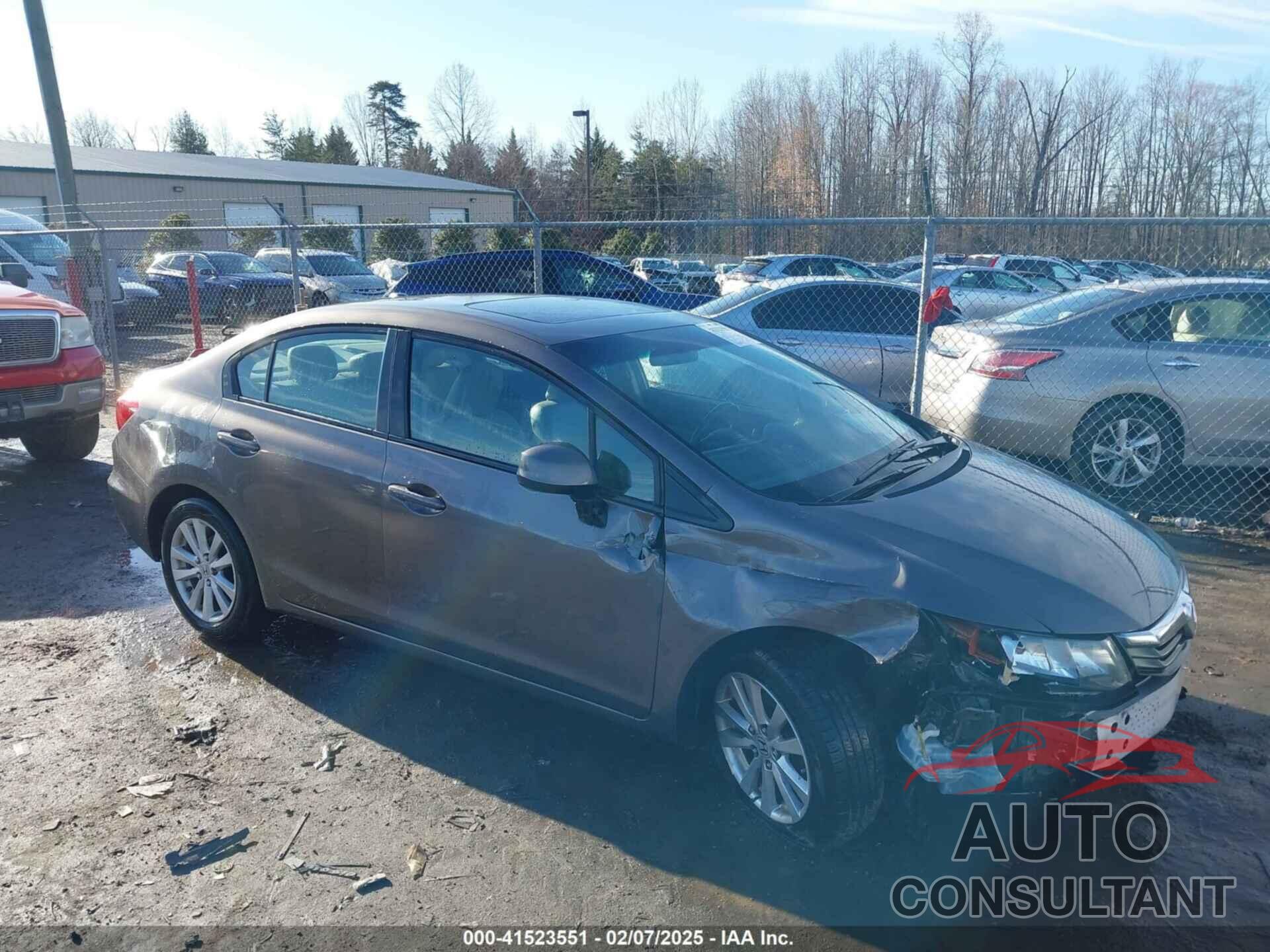 HONDA CIVIC 2012 - 19XFB2F91CE047247