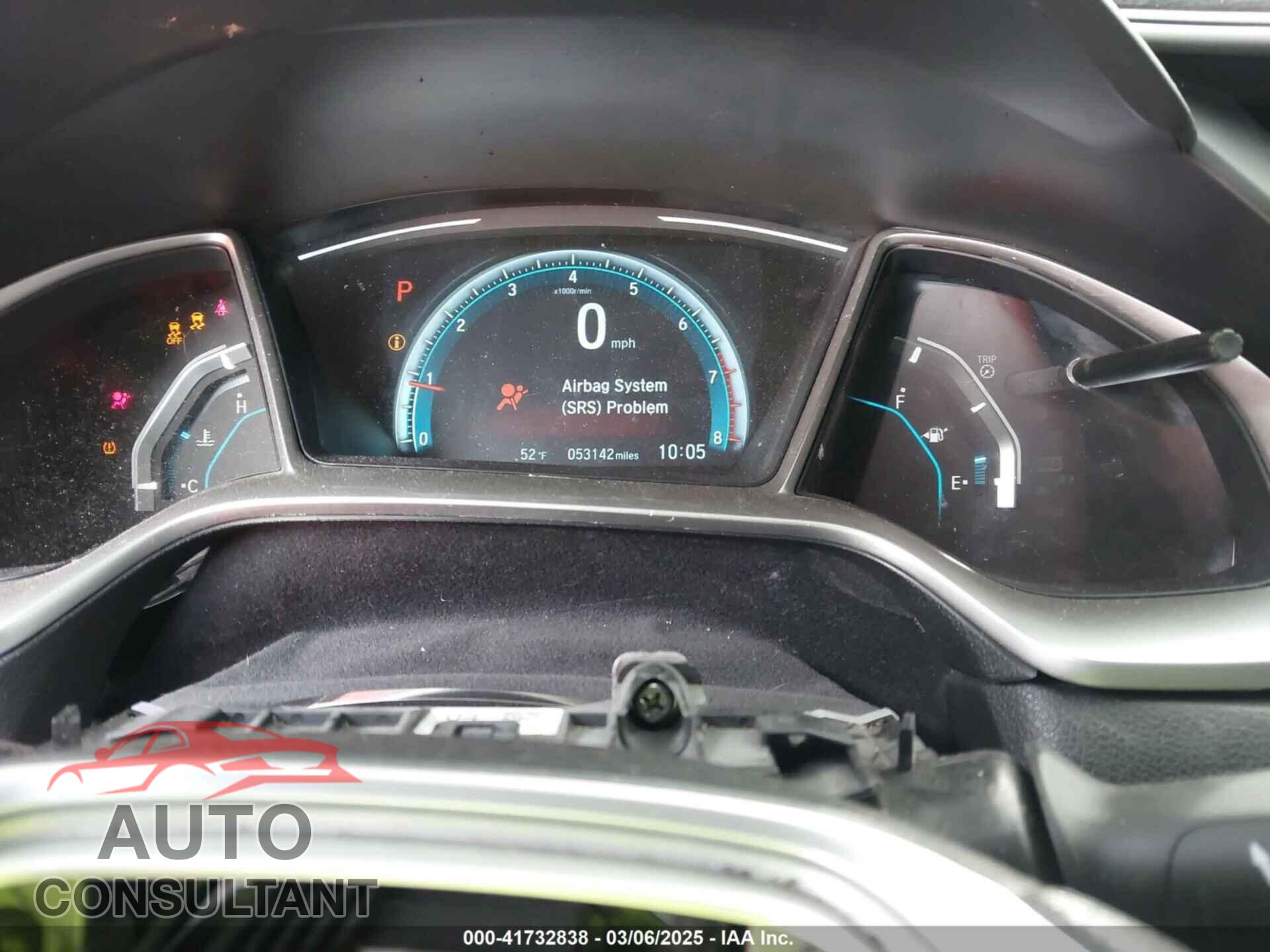 HONDA CIVIC 2017 - 19XFC2F74HE077684