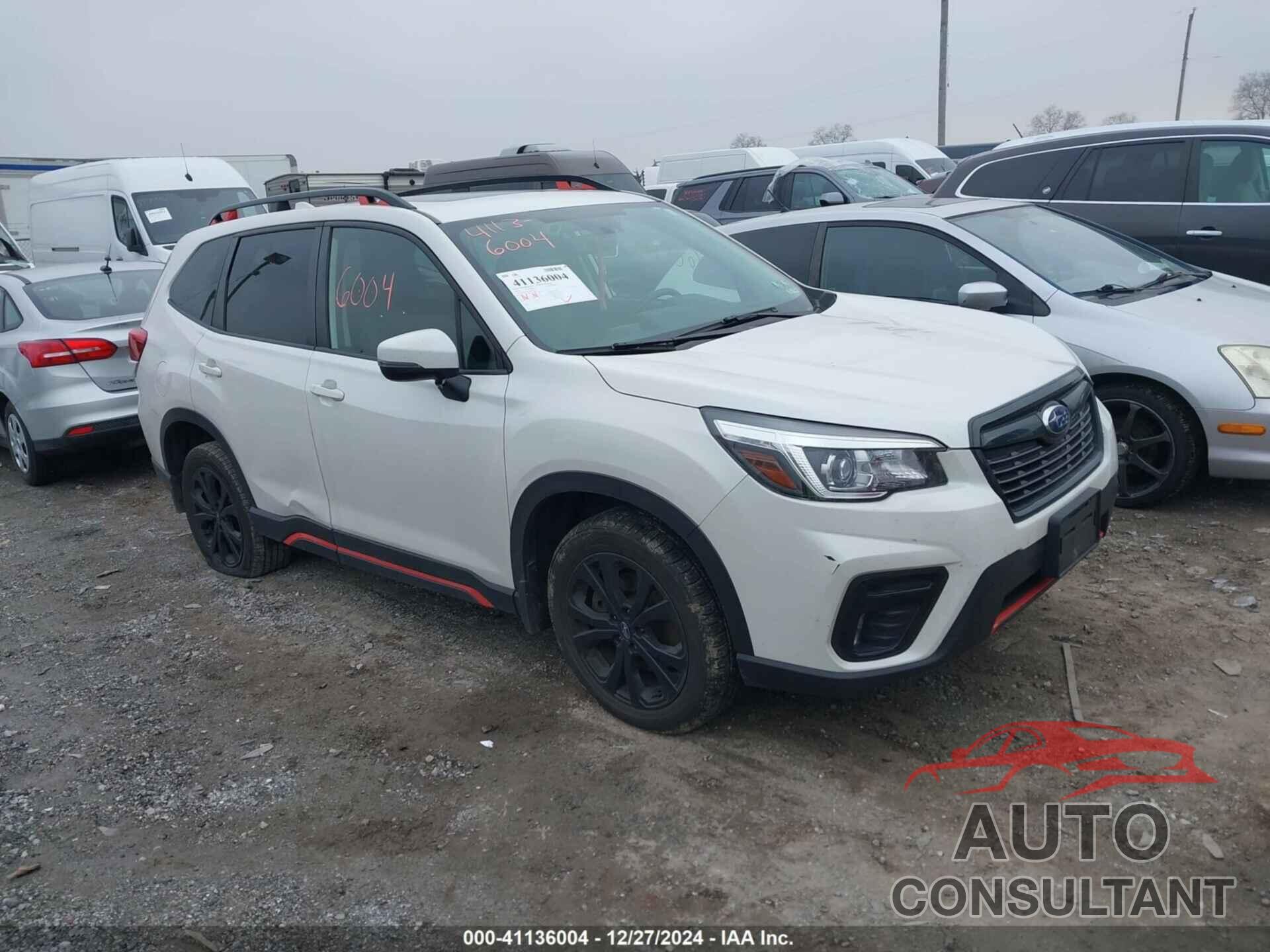 SUBARU FORESTER 2019 - JF2SKAKC5KH540739