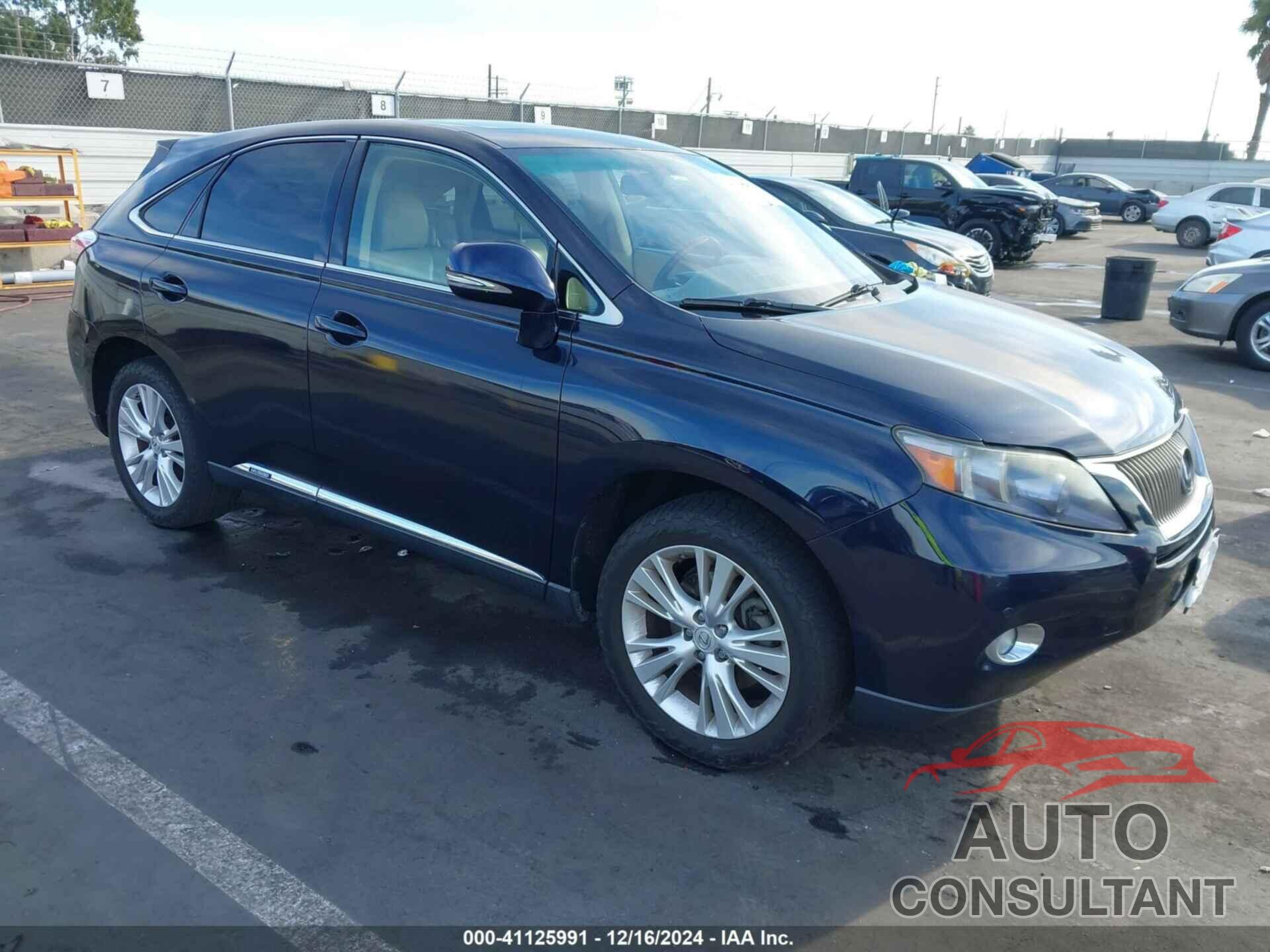 LEXUS RX 450H 2010 - JTJZB1BA7A2400945