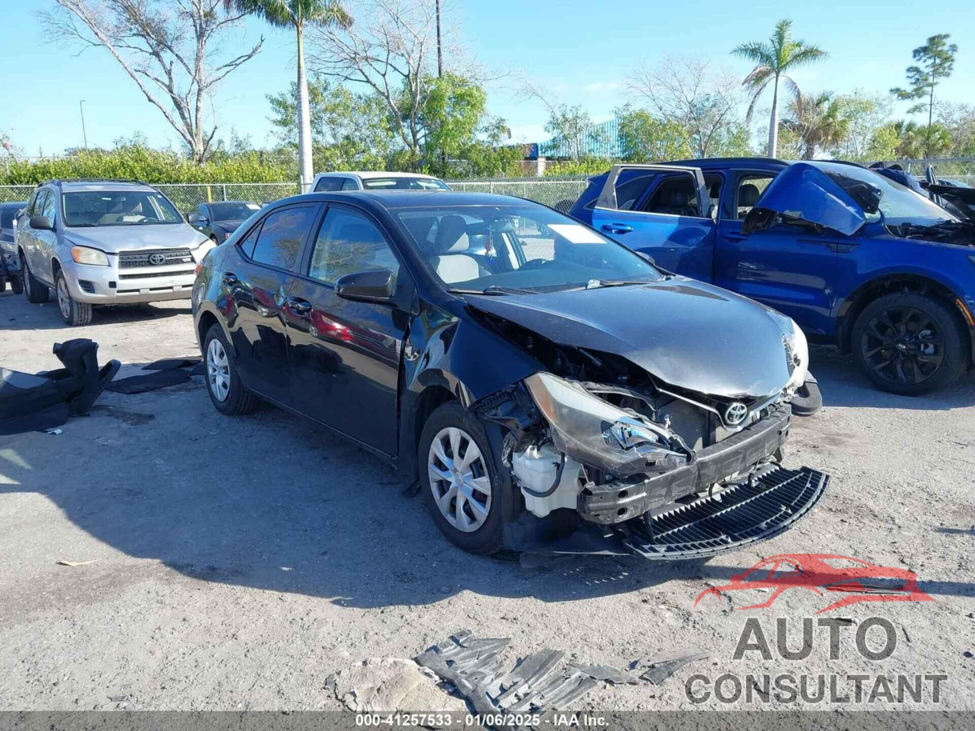 TOYOTA COROLLA 2016 - 2T1BURHE9GC696603