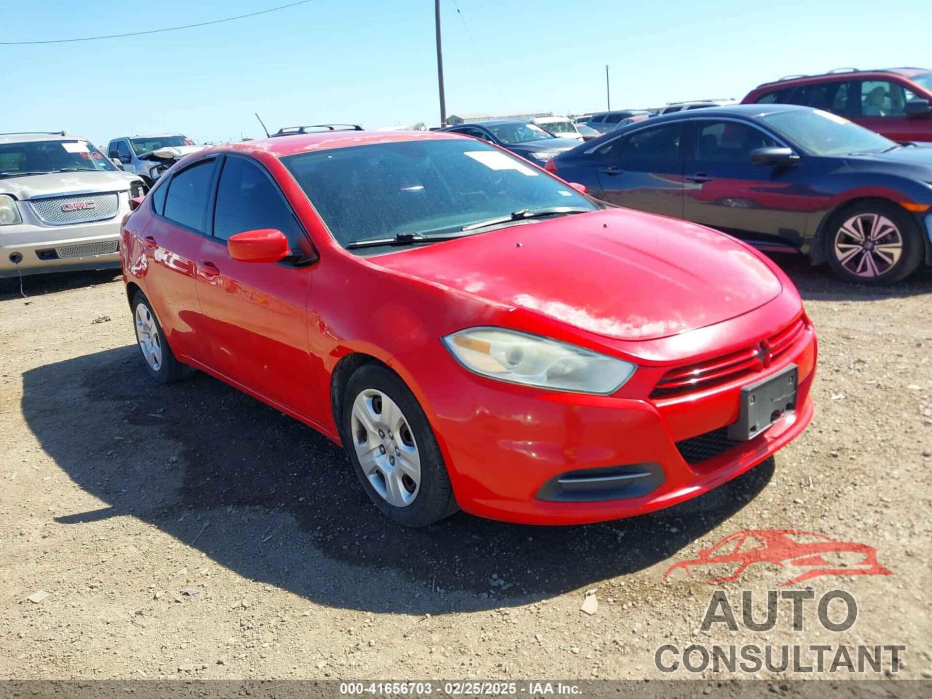 DODGE DART 2016 - 1C3CDFAA1GD644030