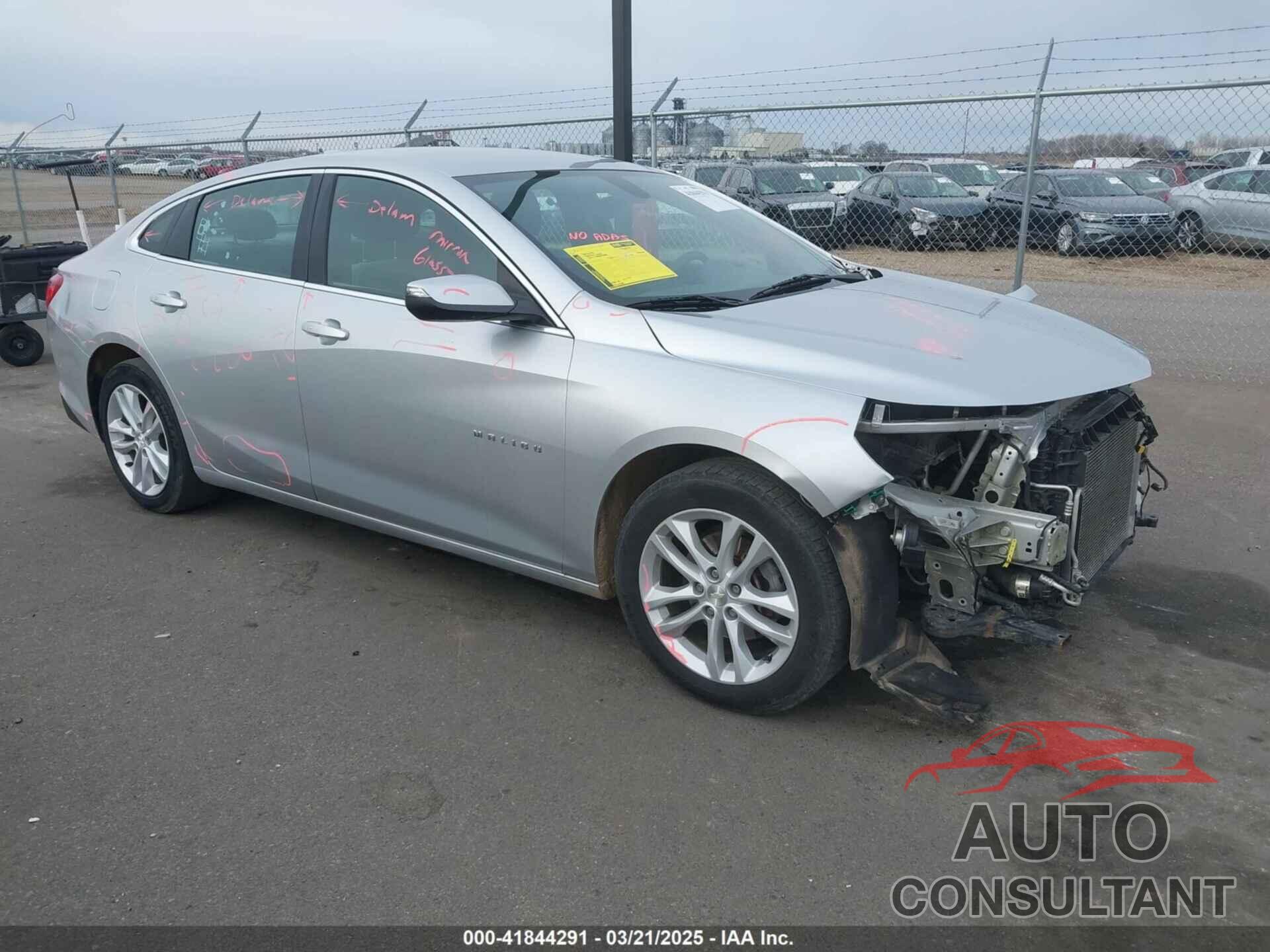 CHEVROLET MALIBU 2016 - 1G1ZE5STXGF287389