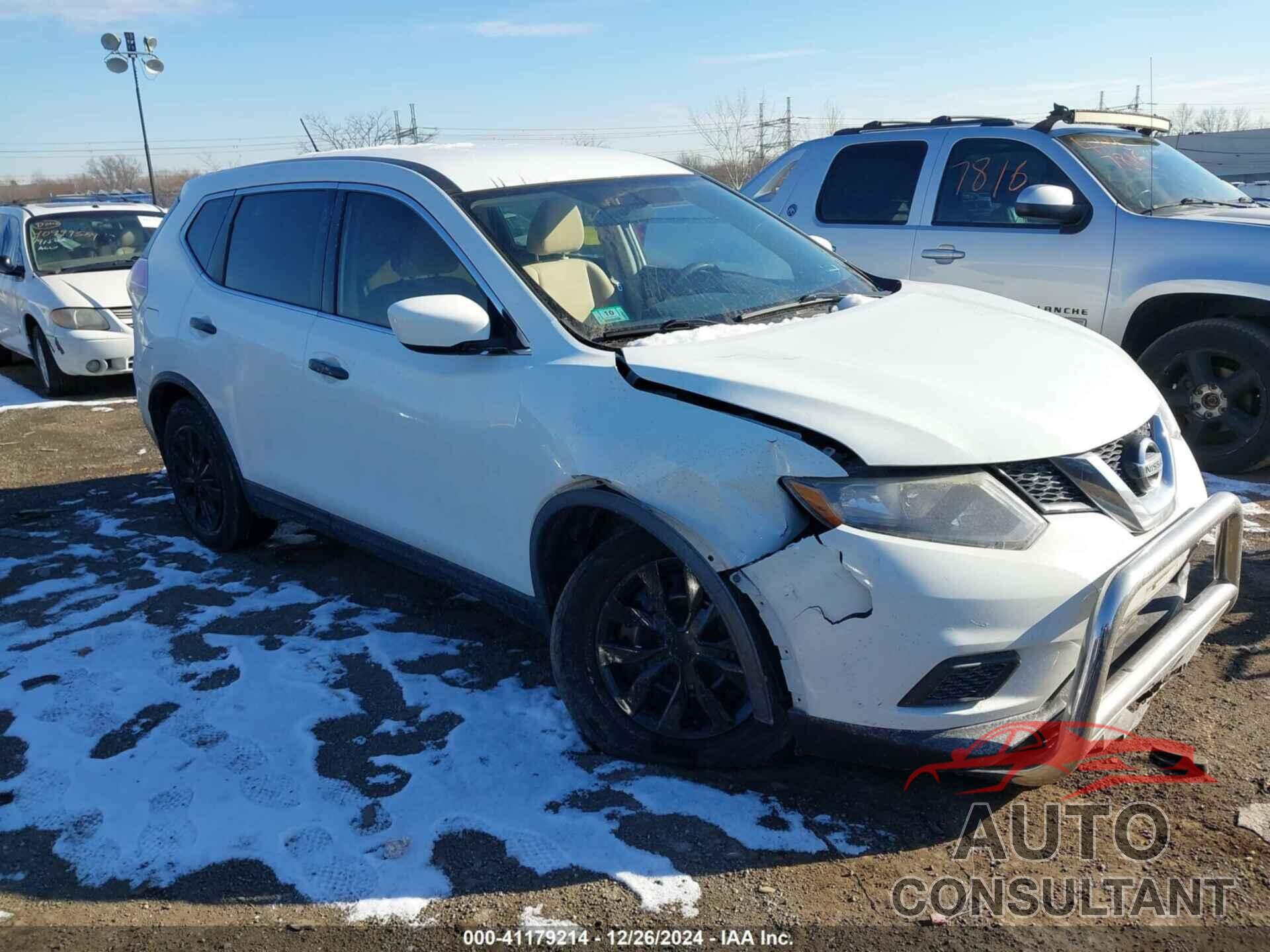 NISSAN ROGUE 2016 - KNMAT2MVXGP650887