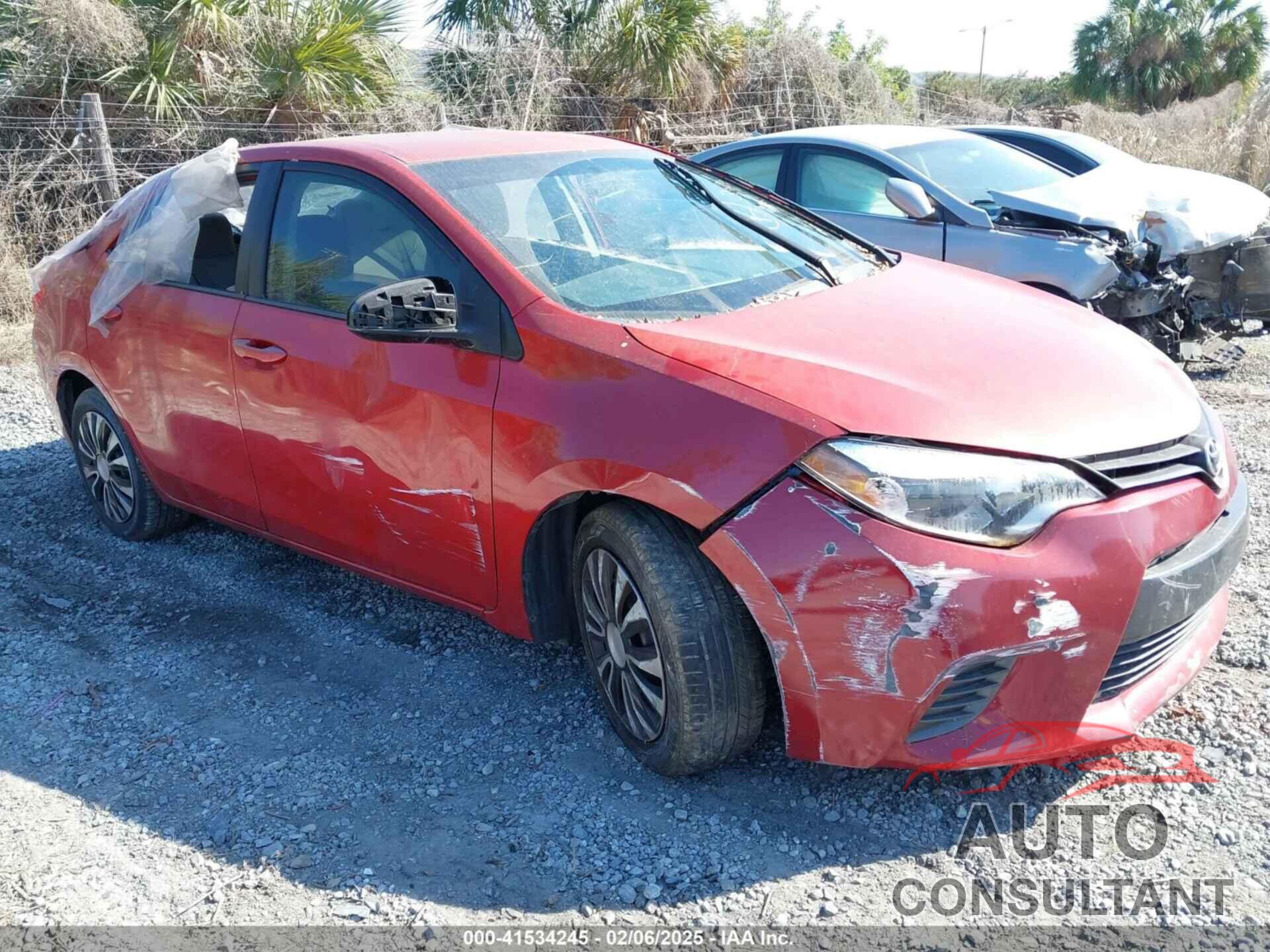 TOYOTA COROLLA 2016 - 5YFBURHE3GP444605