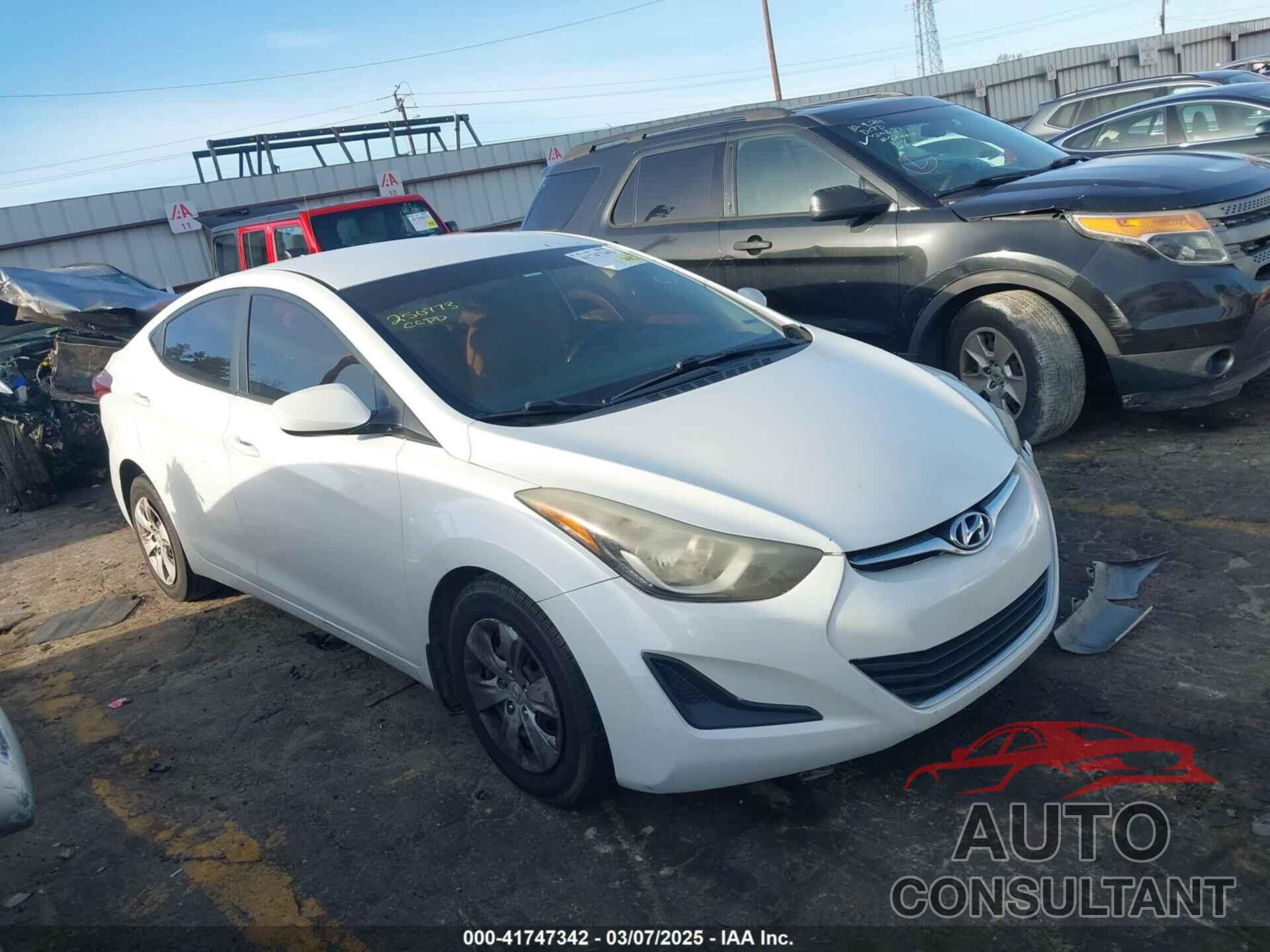 HYUNDAI ELANTRA 2016 - 5NPDH4AE6GH713798