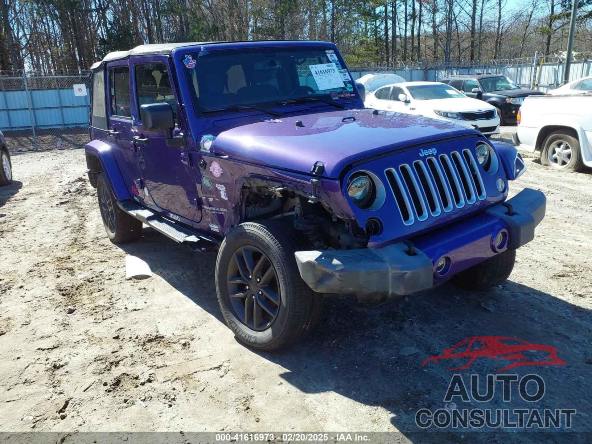JEEP WRANGLER UNLIMITED 2017 - 1C4BJWEG0HL609887
