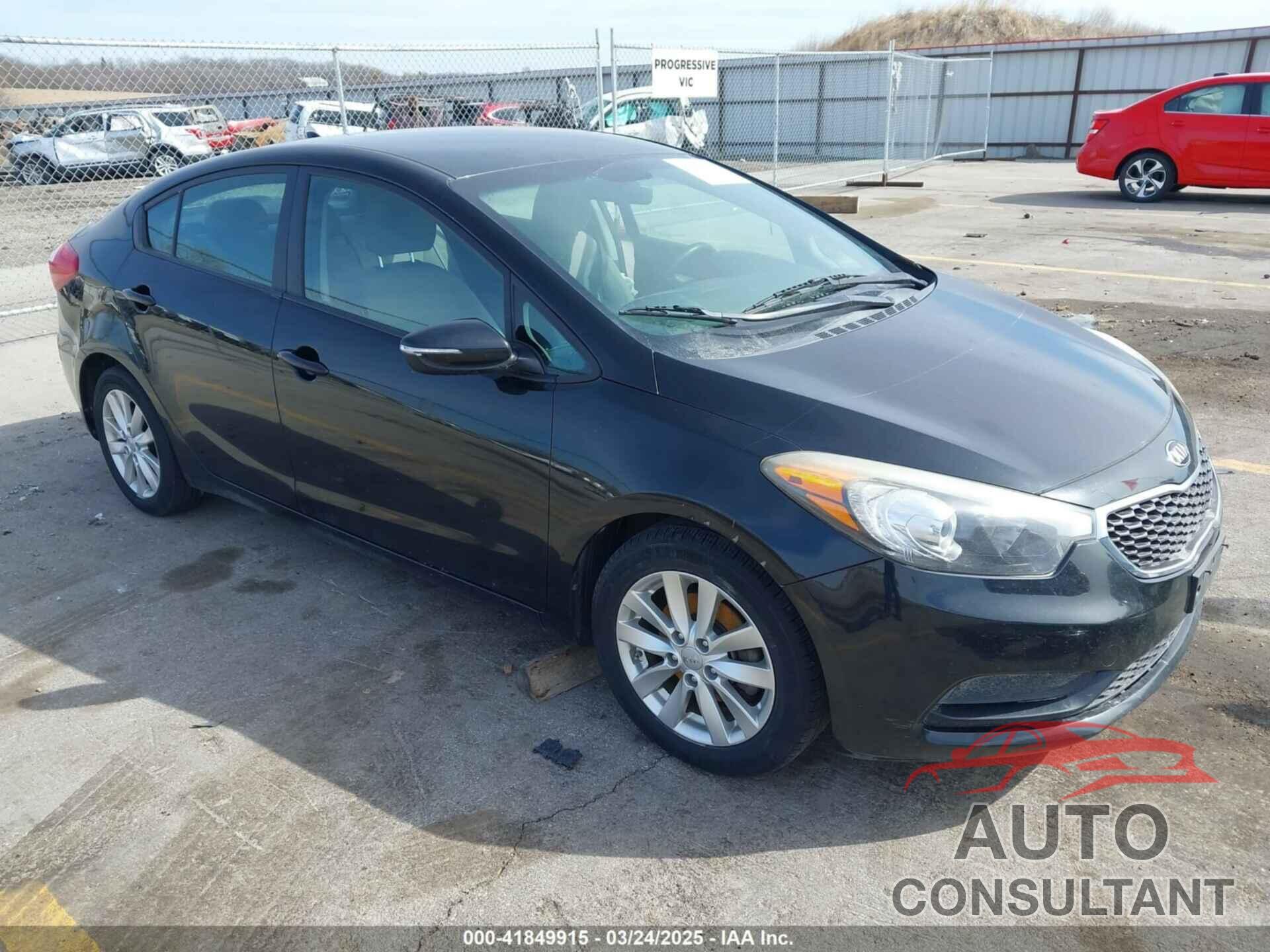 KIA FORTE 2016 - KNAFX4A64G5504271