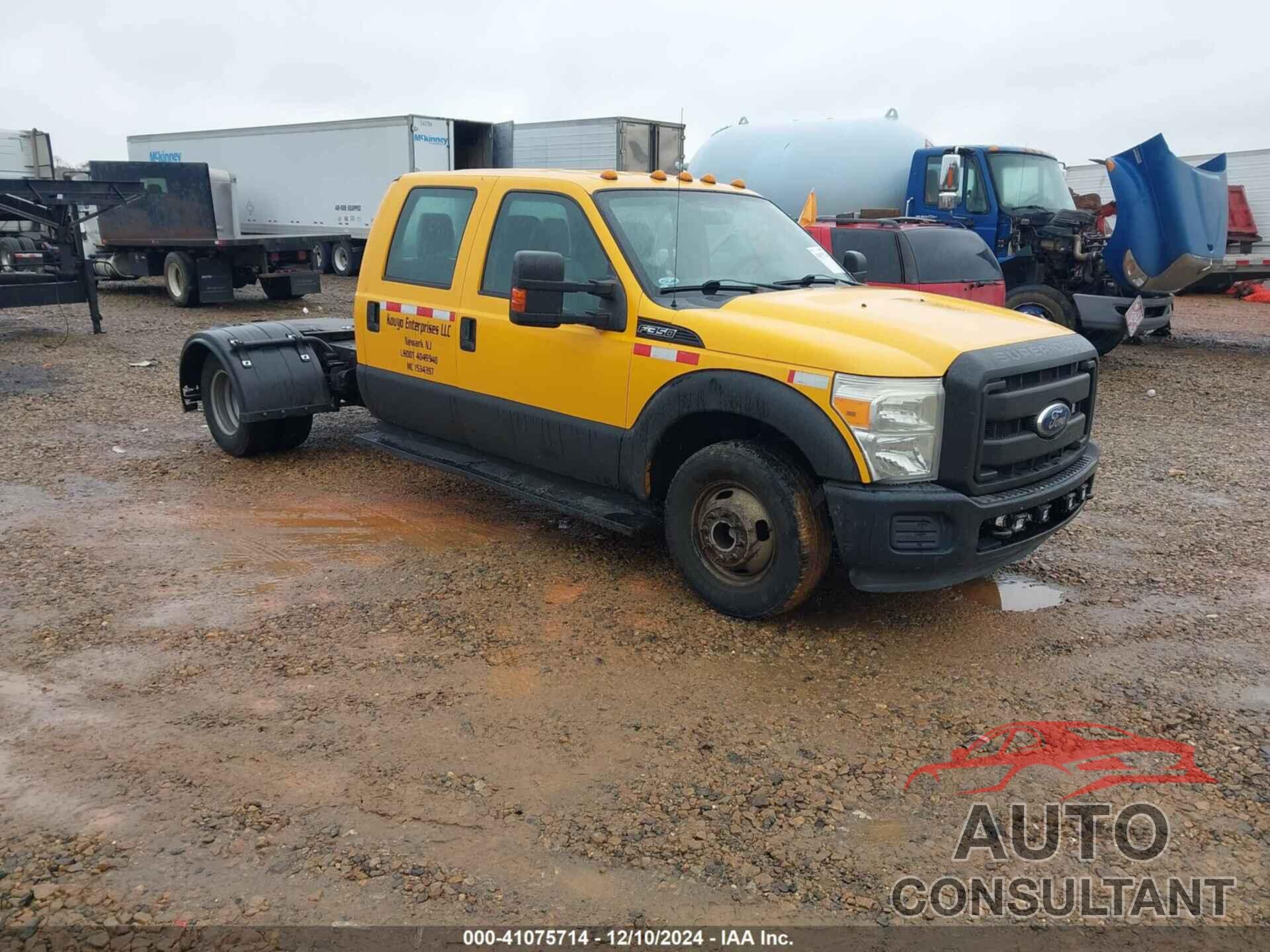 FORD F-350 CHASSIS 2011 - 1FD8W3G66BEC71191