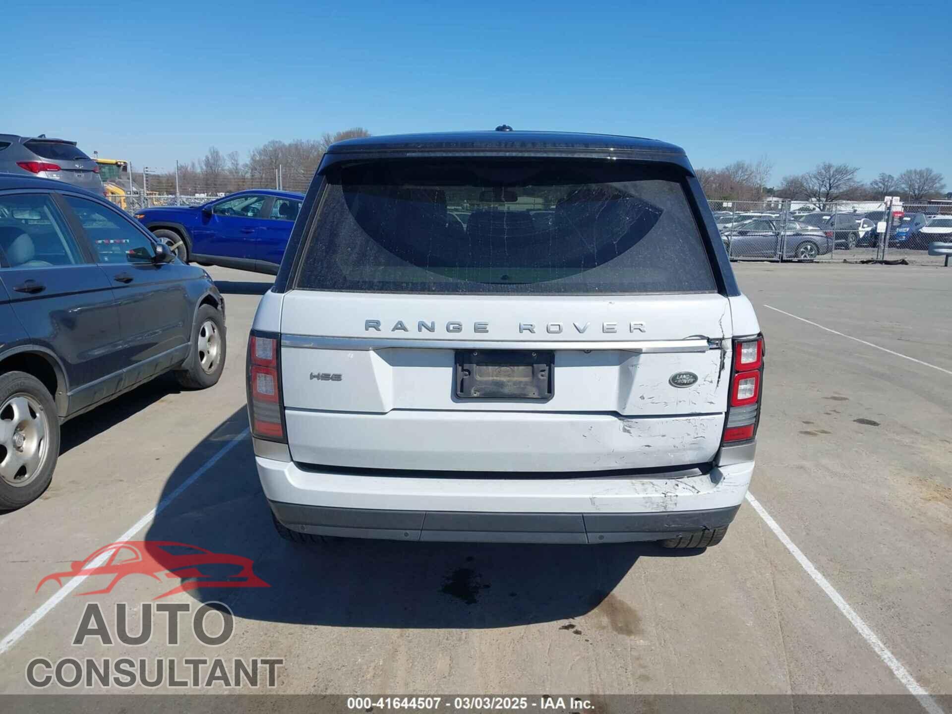LAND ROVER RANGE ROVER 2015 - SALGS2VF4FA238480