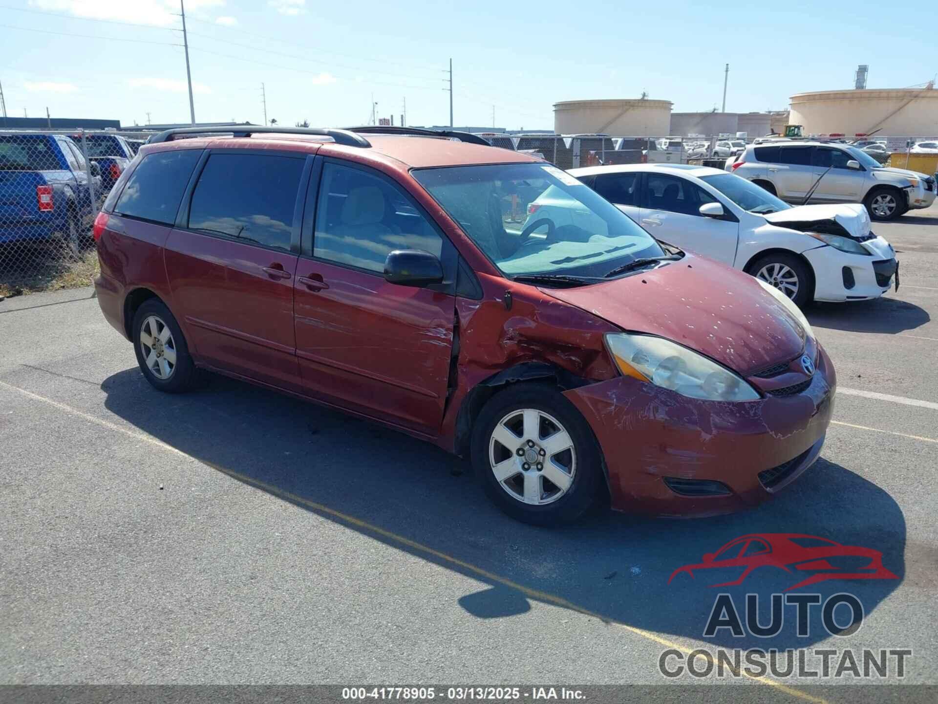 TOYOTA SIENNA 2009 - 5TDZK23C09S266521