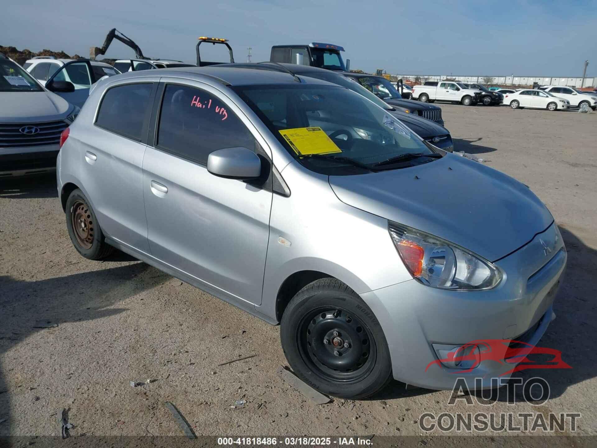 MITSUBISHI MIRAGE 2014 - ML32A3HJ7EH013845