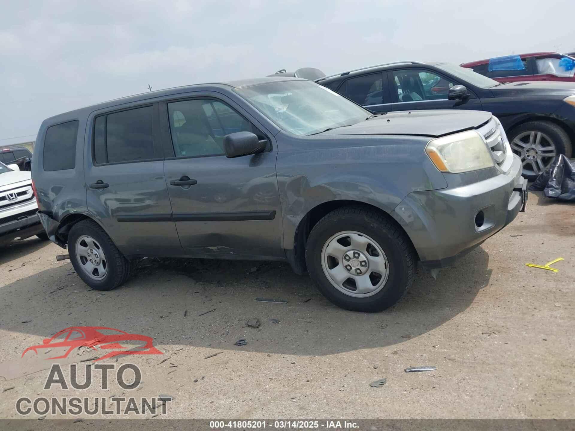 HONDA PILOT 2011 - 5FNYF4H24BB098145