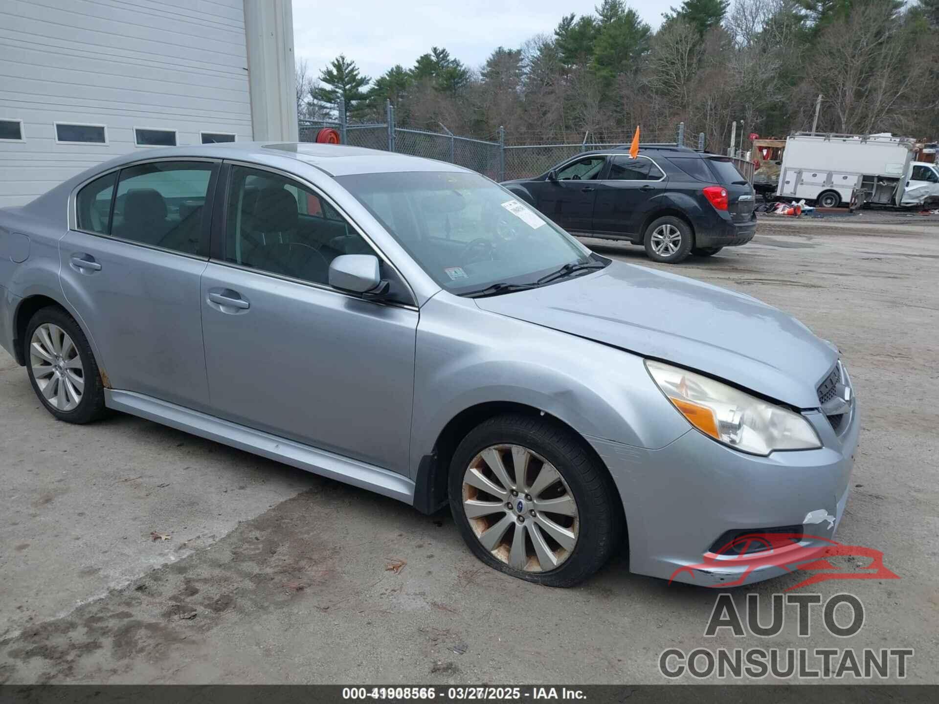 SUBARU LEGACY 2012 - 4S3BMBK66C3037082
