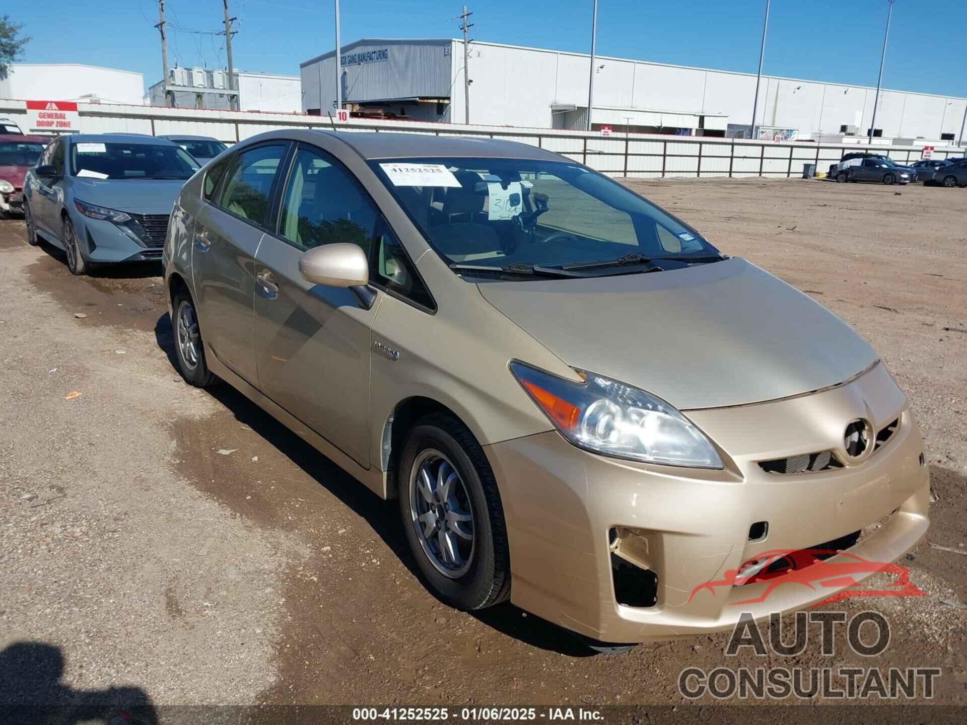 TOYOTA PRIUS 2010 - JTDKN3DU8A0110210