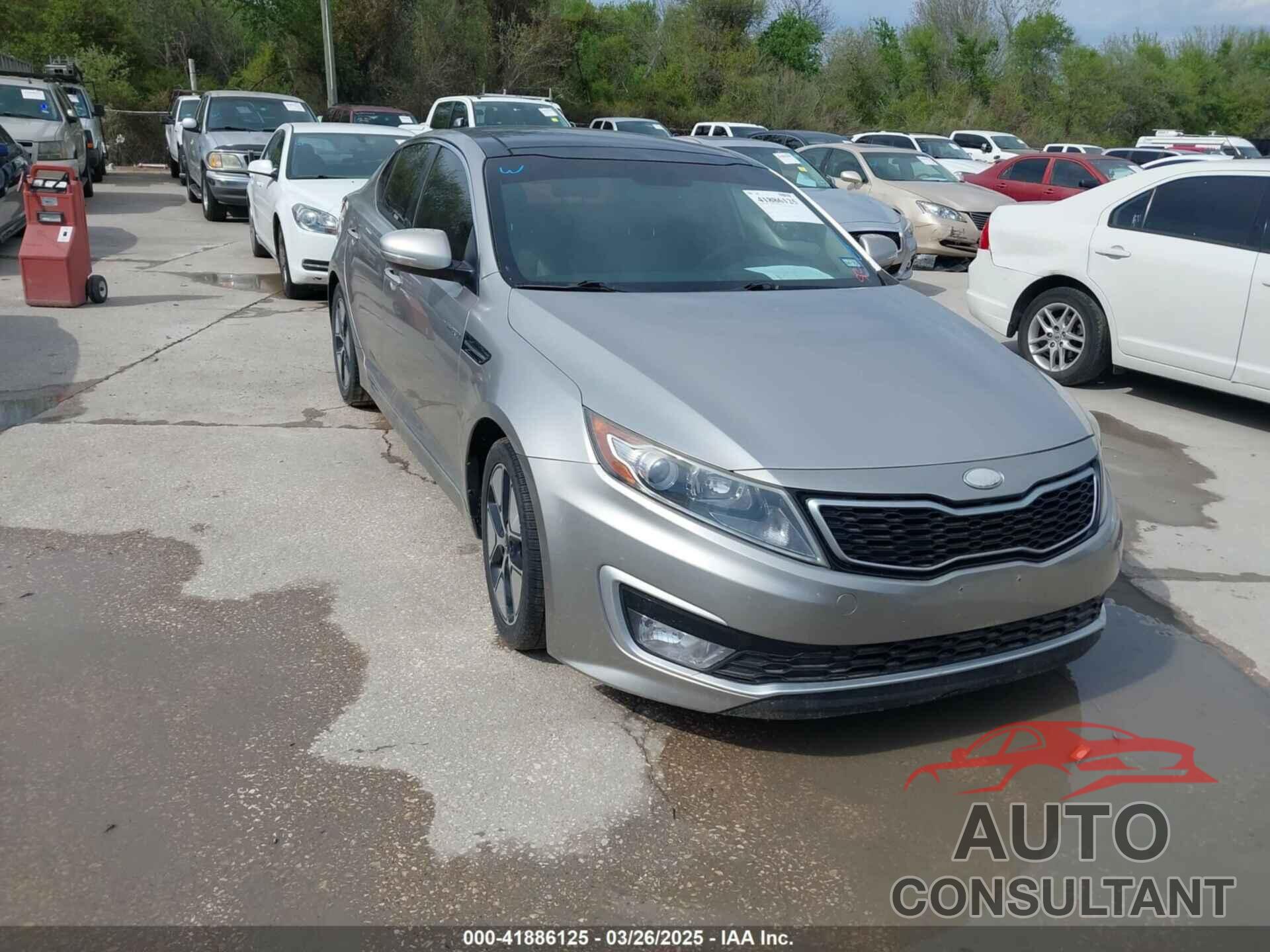 KIA OPTIMA HYBRID 2013 - KNAGM4ADXD5039535