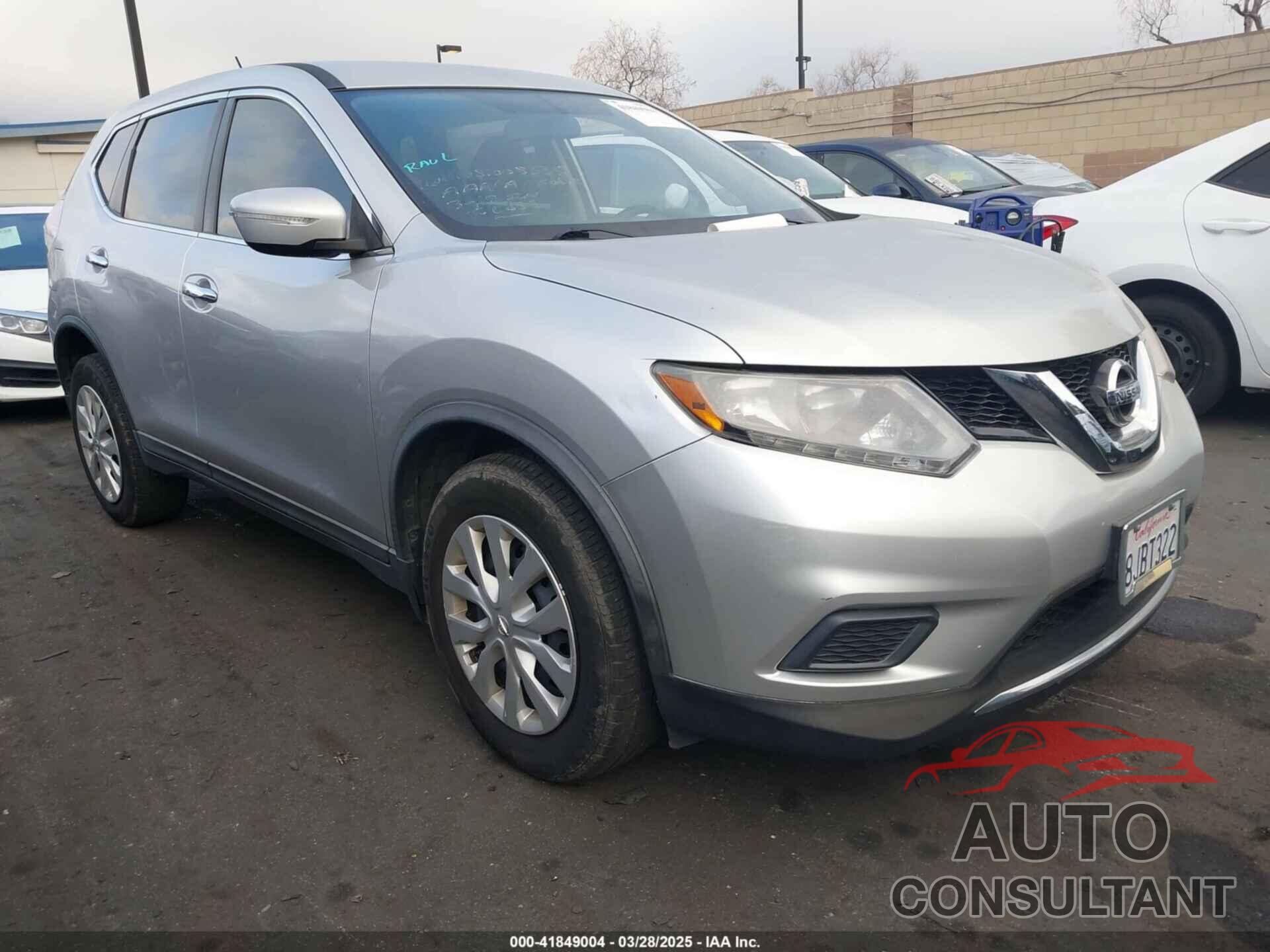 NISSAN ROGUE 2015 - KNMAT2MT3FP586866