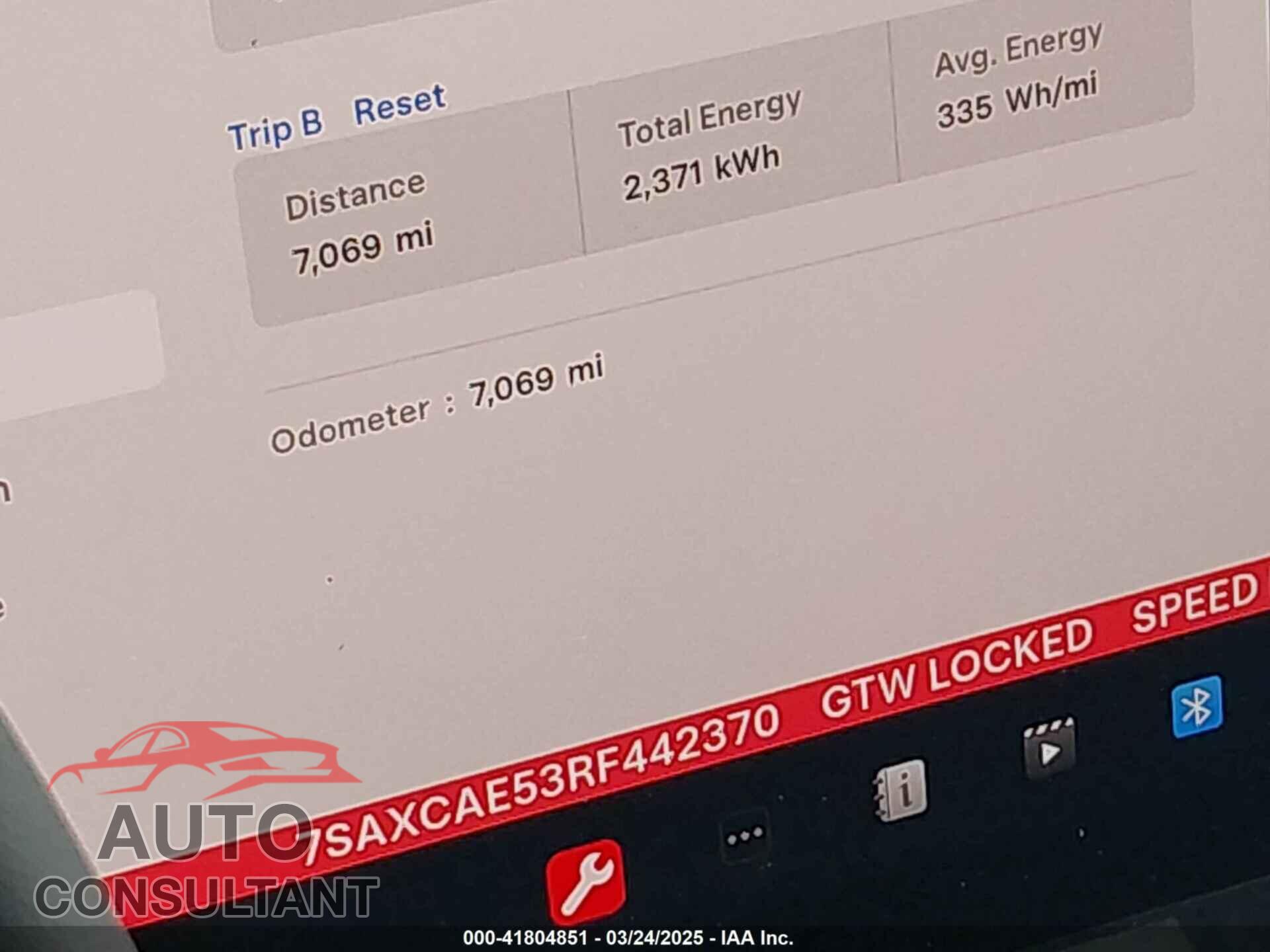 TESLA MODEL X 2024 - 7SAXCAE53RF442370