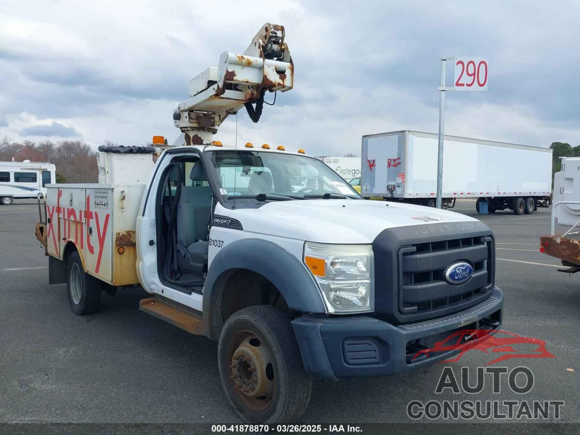 FORD F-450 CHASSIS 2011 - 1FDUF4GY1BEA31634