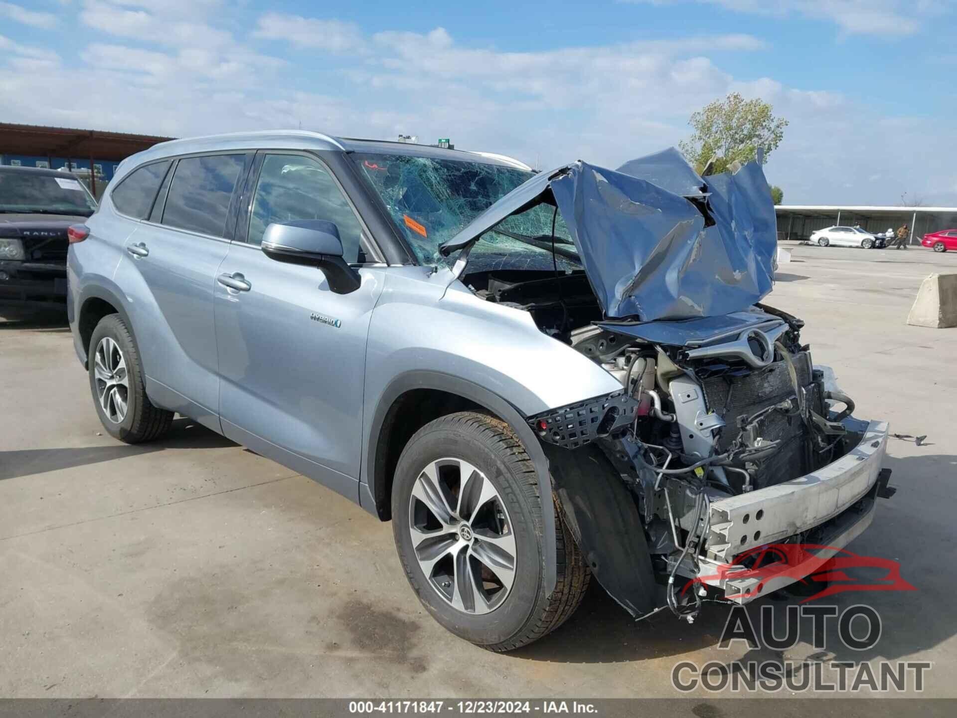 TOYOTA HIGHLANDER 2021 - 5TDHARAH1MS007454