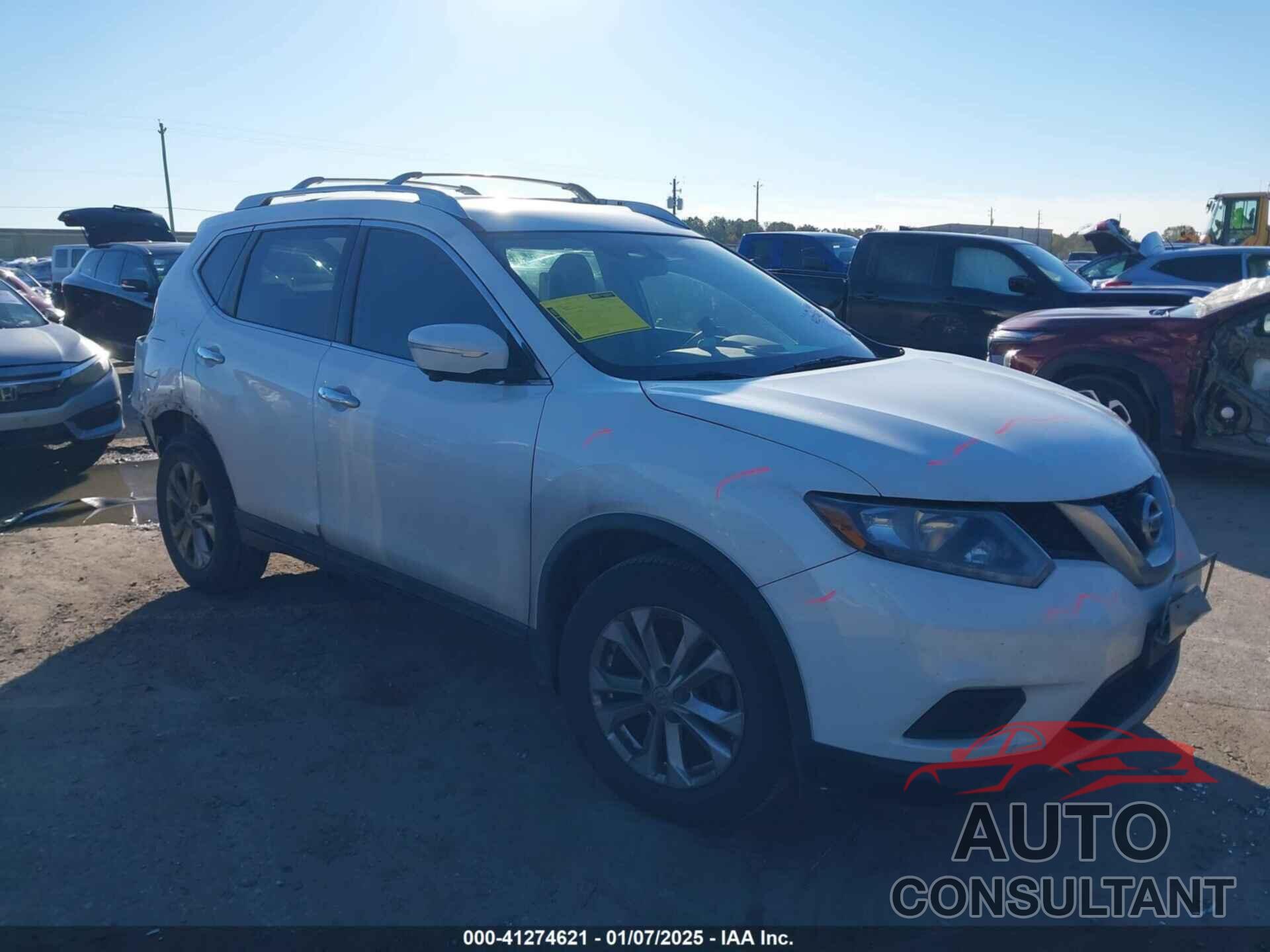 NISSAN ROGUE 2015 - KNMAT2MT0FP568096