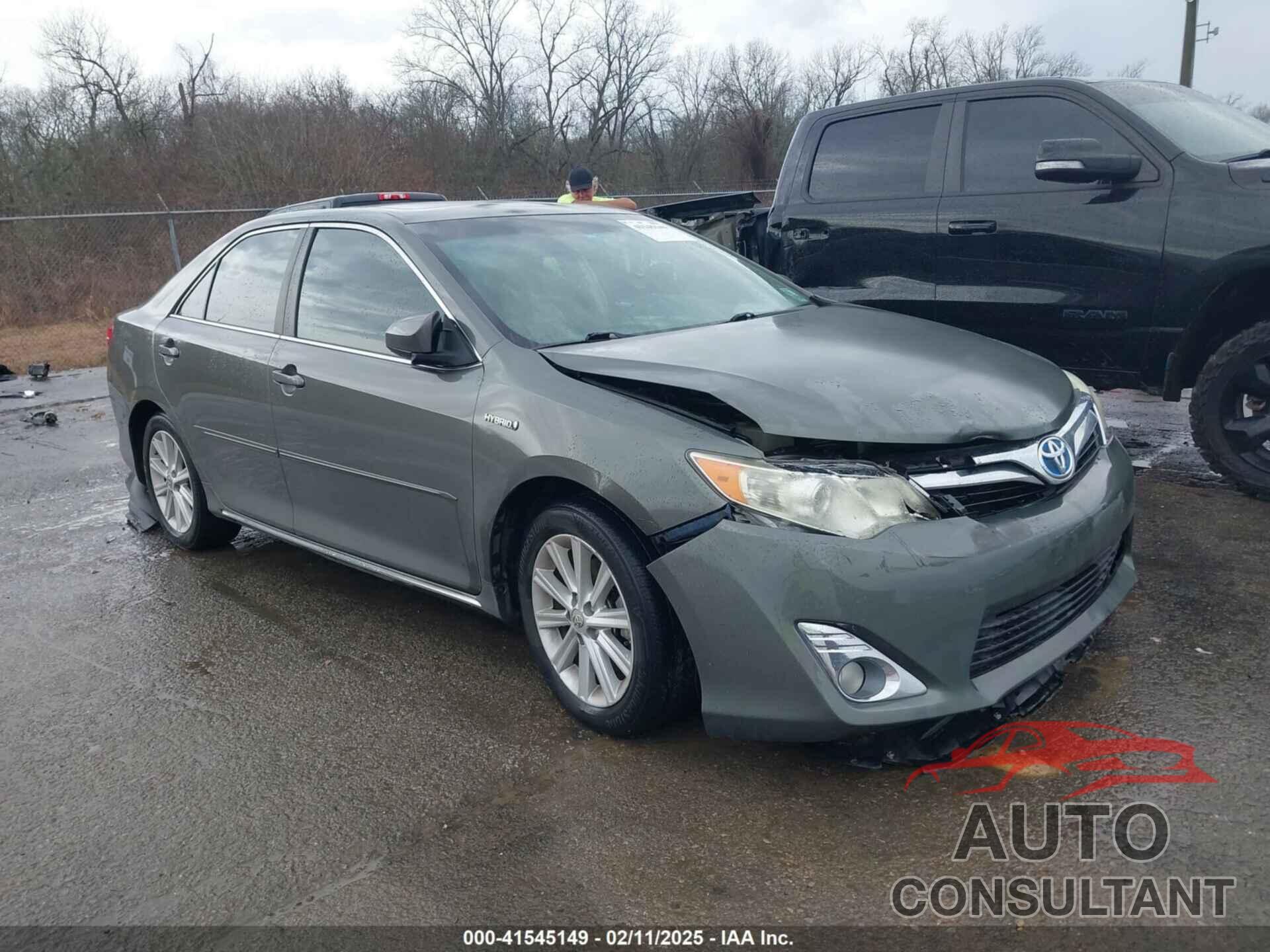 TOYOTA CAMRY HYBRID 2012 - 4T1BD1FK2CU049026