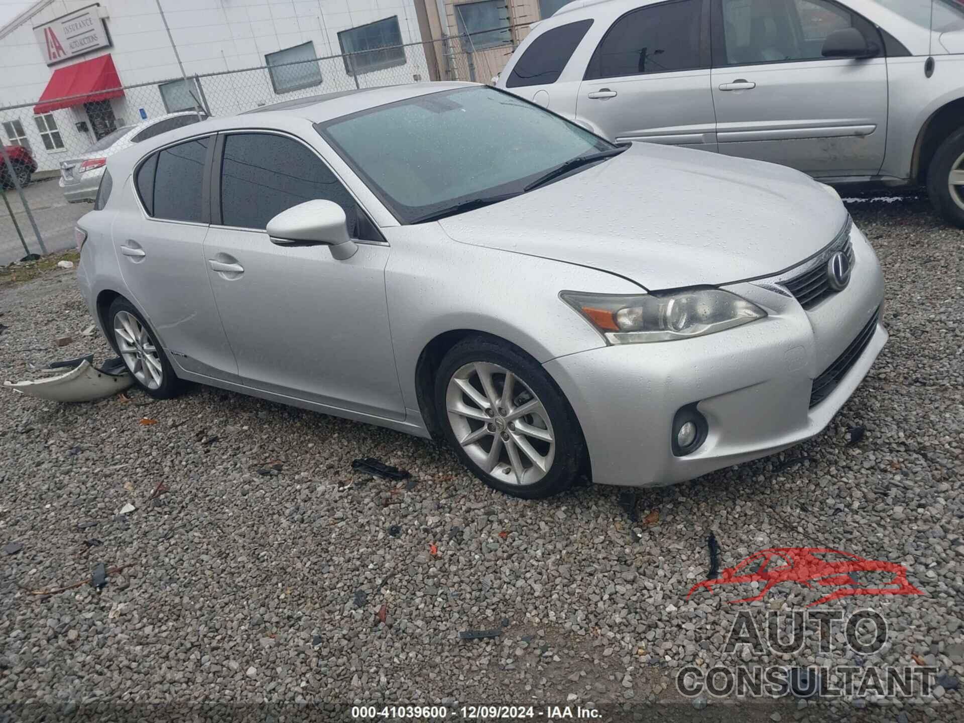 LEXUS CT 200H 2012 - JTHKD5BH0C2082154