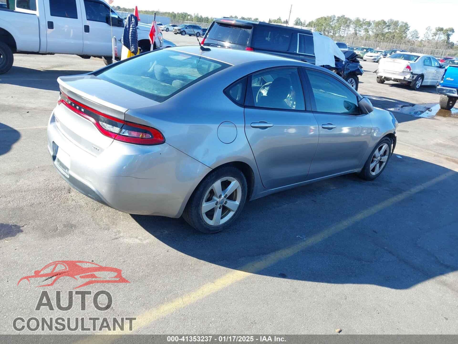 DODGE DART 2015 - 1C3CDFBB2FD374263