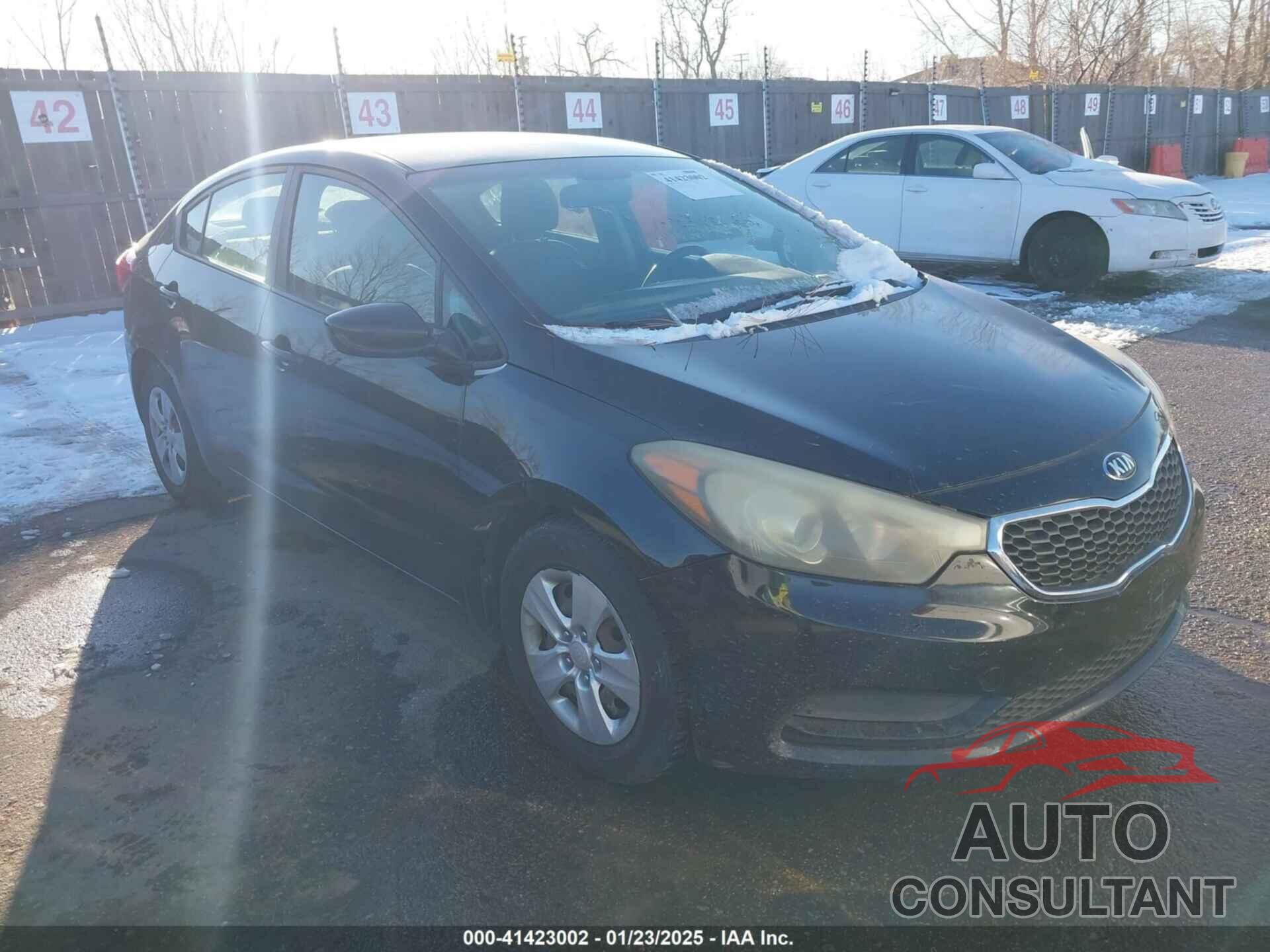 KIA FORTE 2016 - KNAFK4A67G5531169