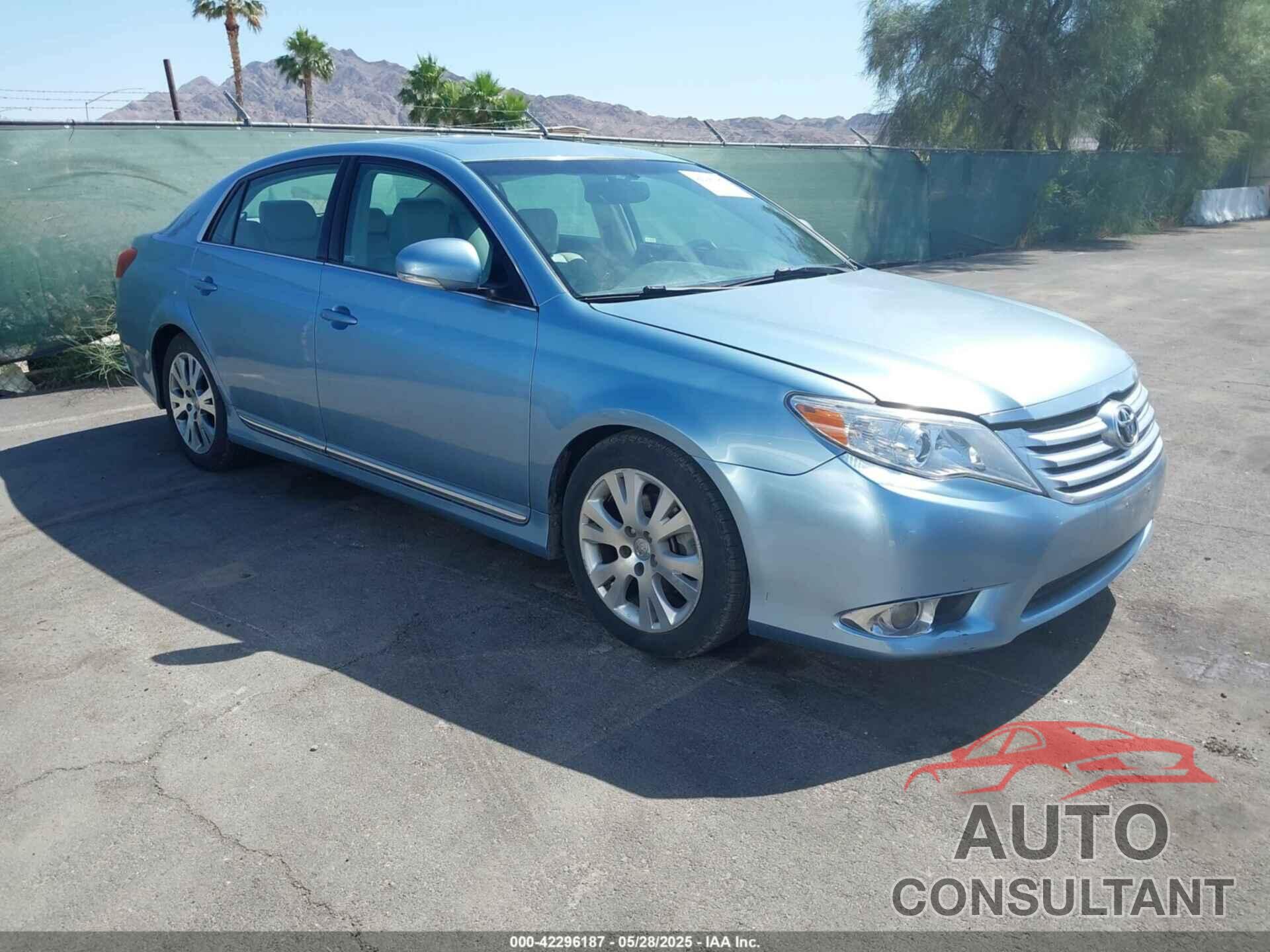 TOYOTA AVALON 2011 - 4T1BK3DB1BU381204