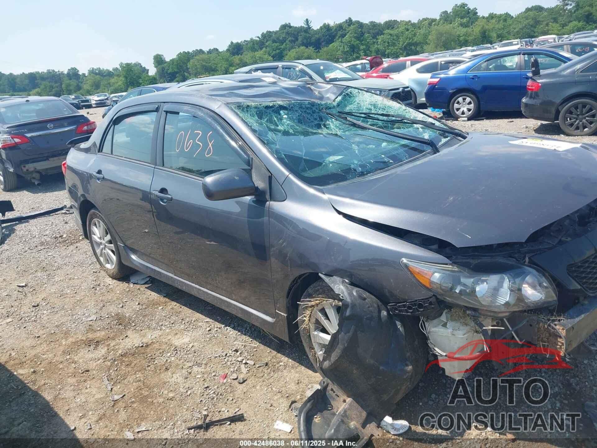 TOYOTA COROLLA 2009 - 2T1BU40EX9C089854