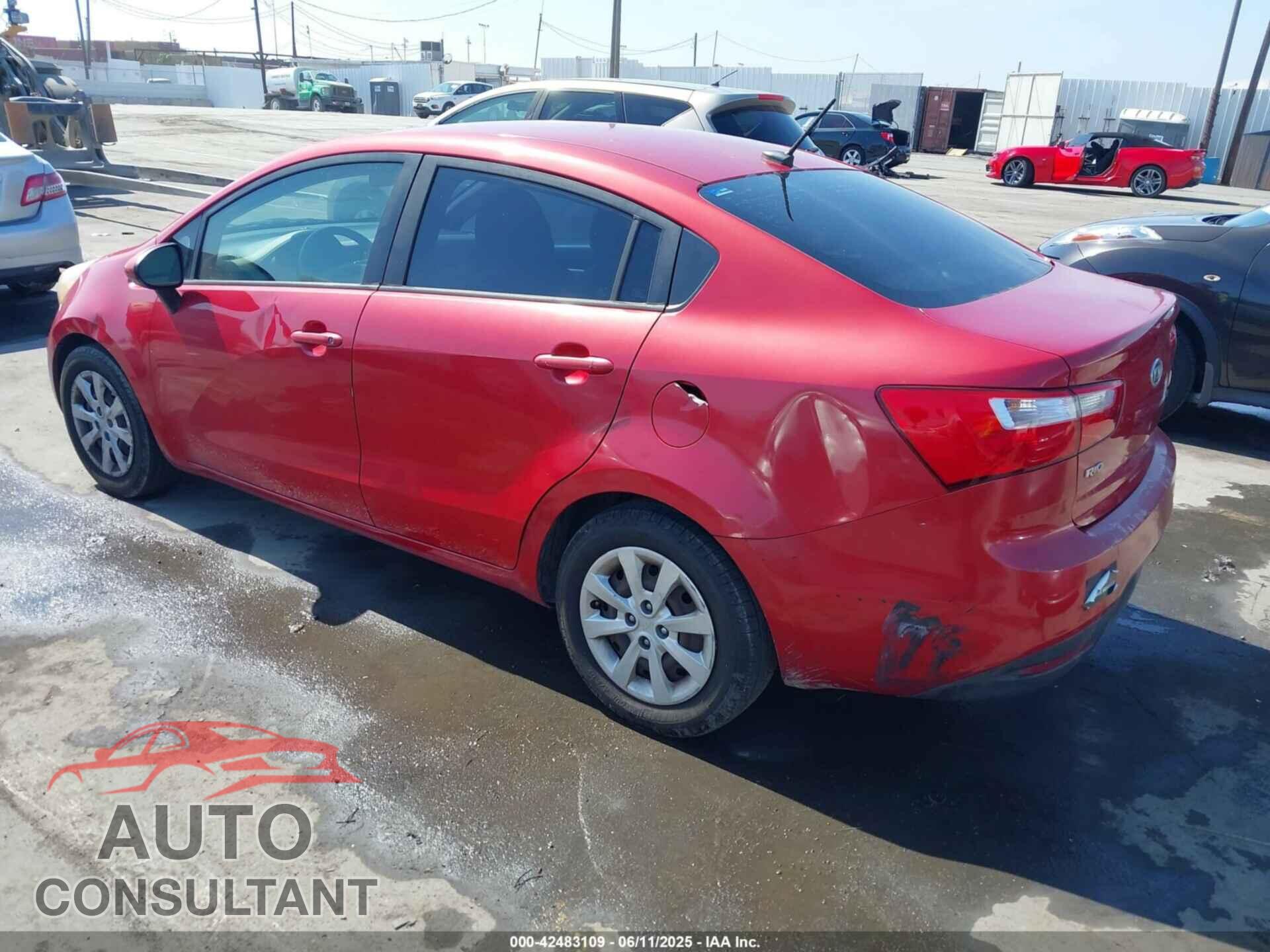 KIA RIO 2013 - KNADM4A33D6125080