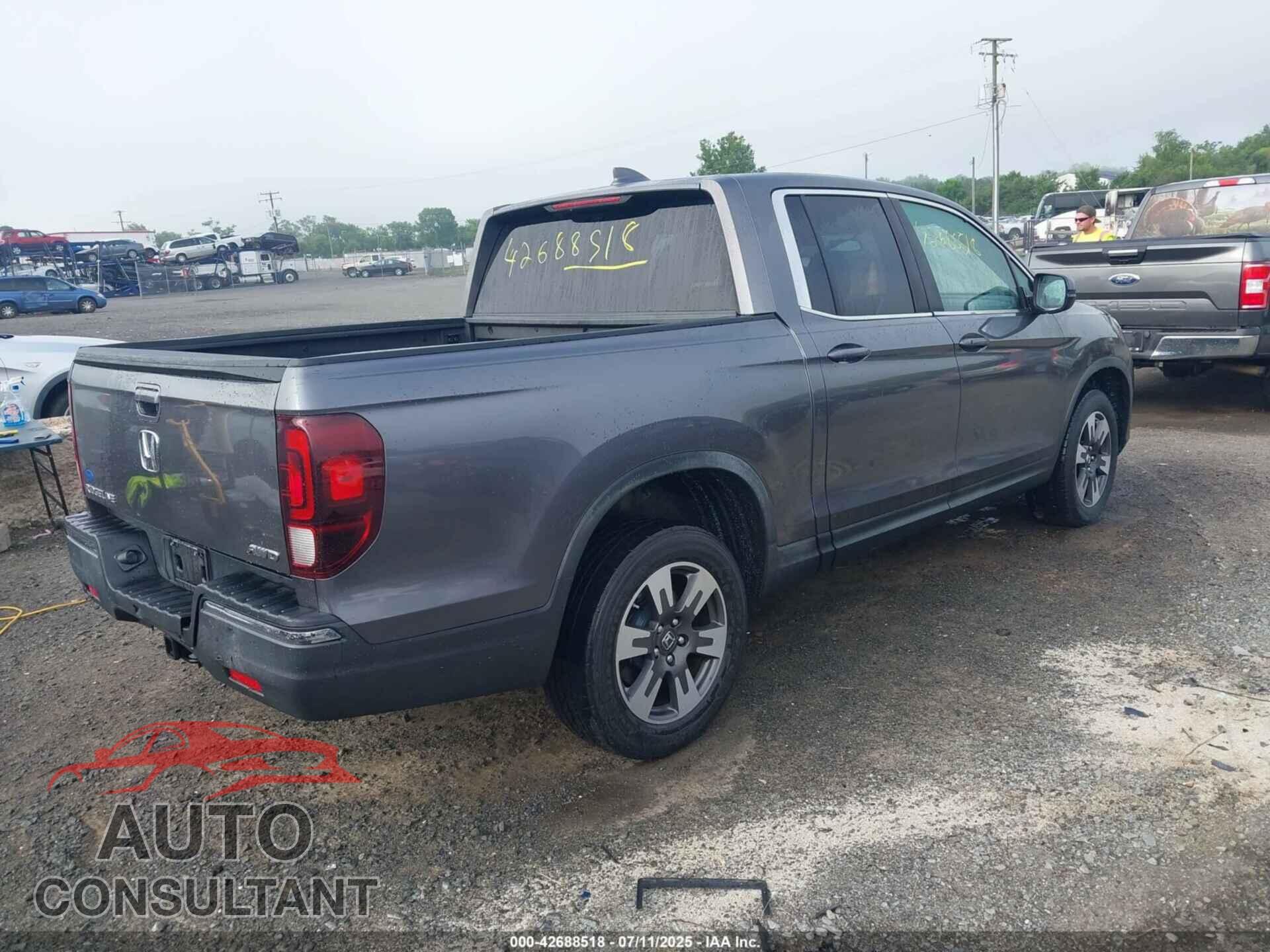 HONDA RIDGELINE 2017 - 5FPYK3F52HB032017