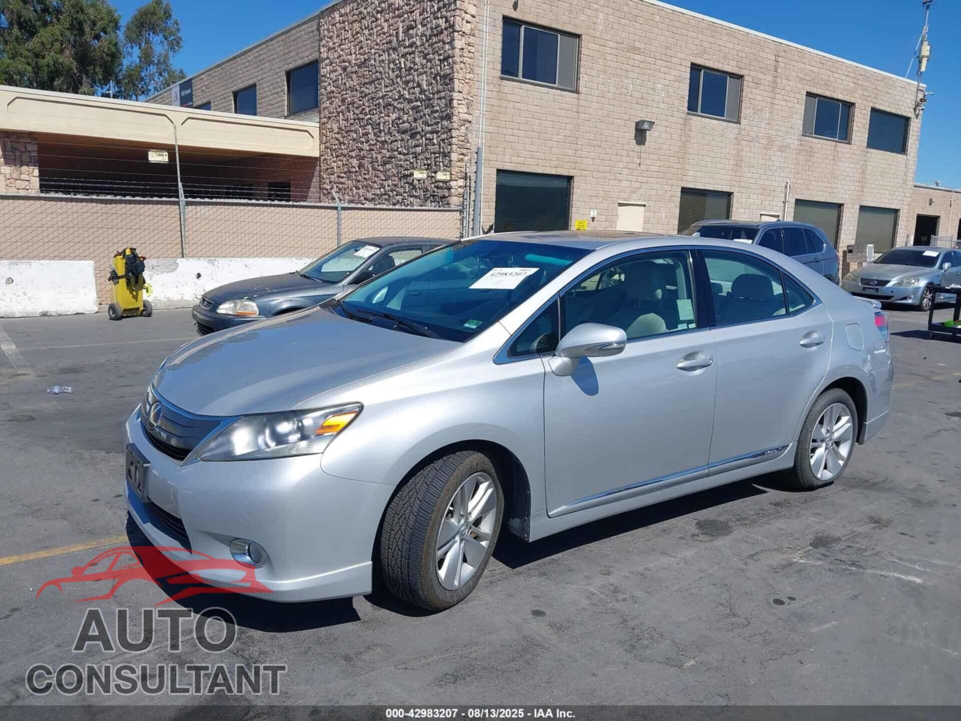 LEXUS HS 250H 2012 - JTHBB1BA7C2048715