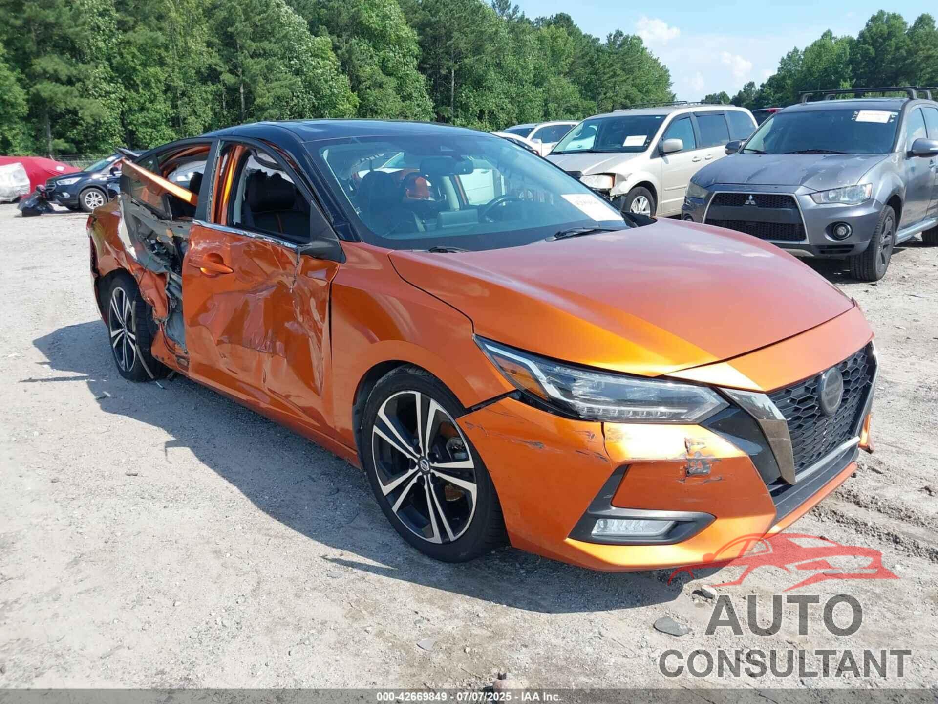 NISSAN SENTRA 2020 - 3N1AB8DV8LY265944
