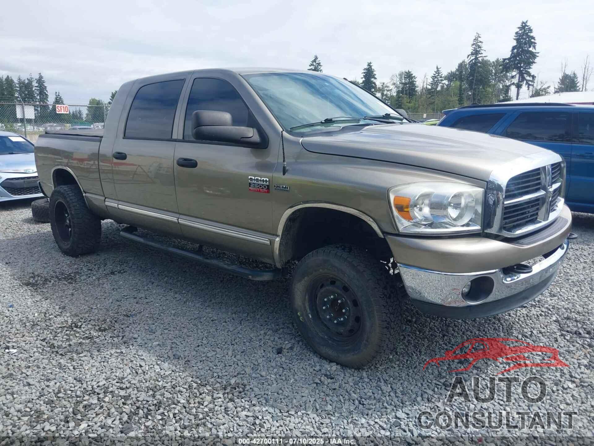 DODGE RAM 2500 2009 - 3D7KS29T89G540514