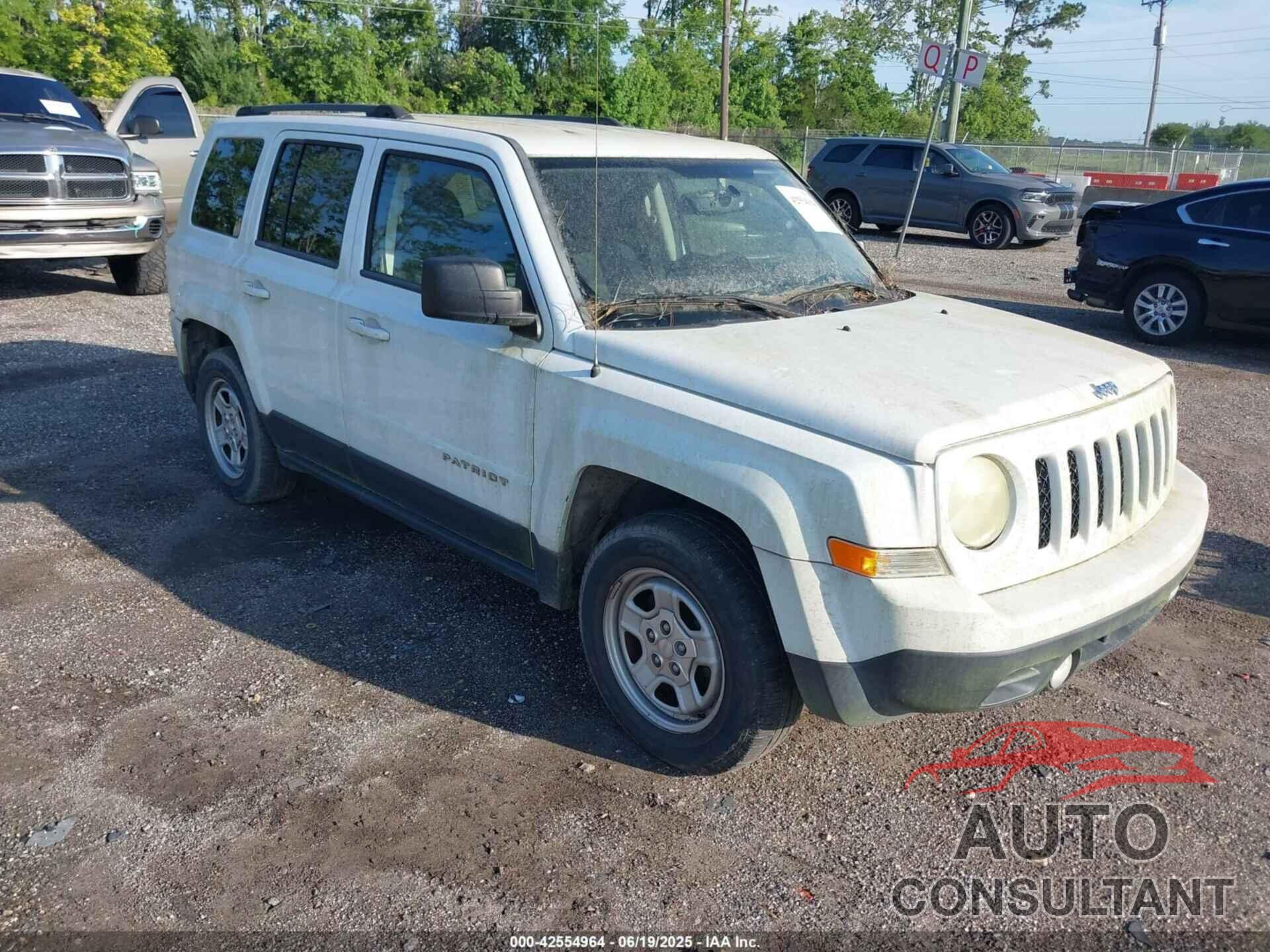 JEEP PATRIOT 2014 - 1C4NJPBA9ED533417