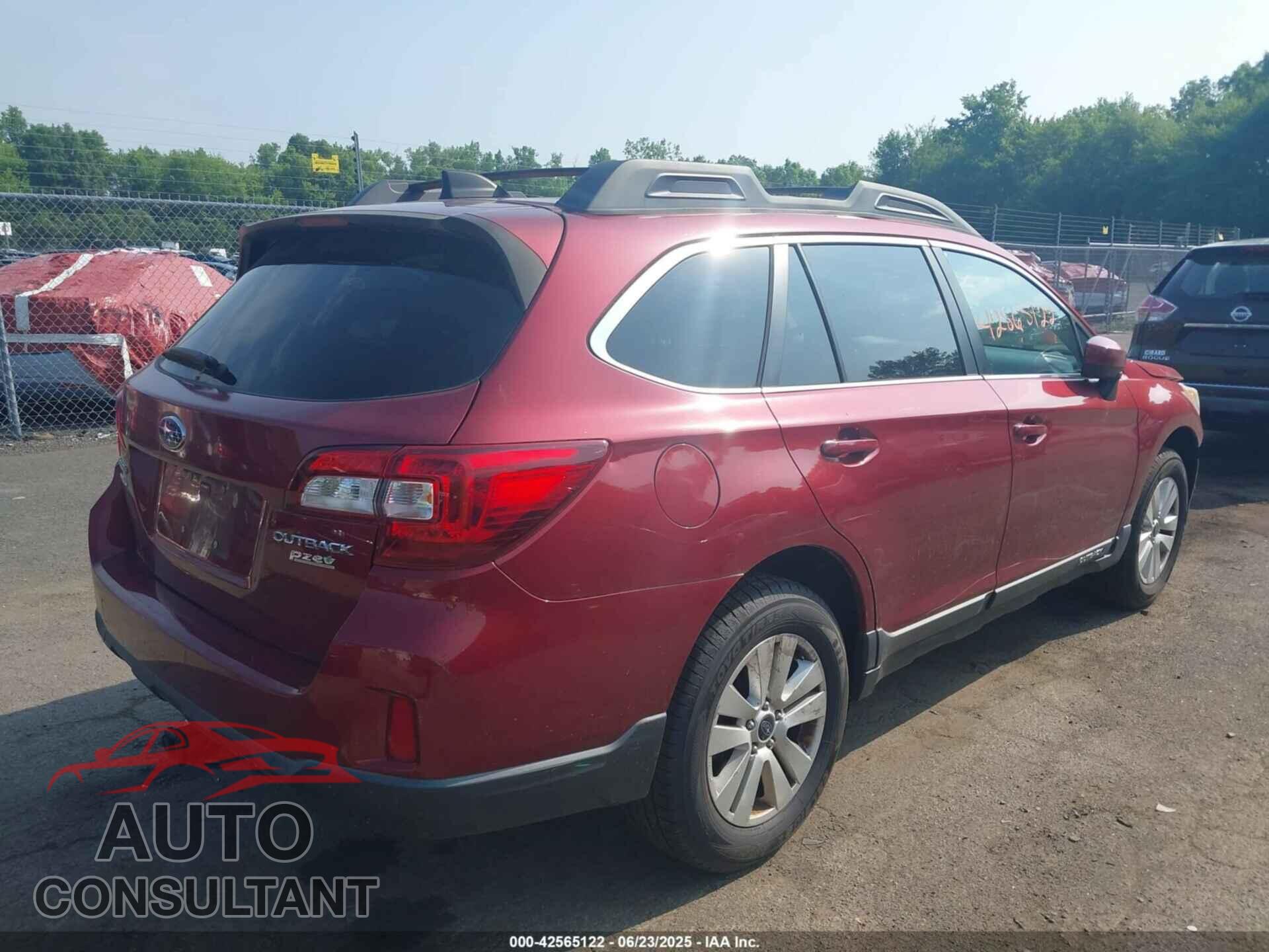 SUBARU OUTBACK 2016 - 4S4BSACC9G3302616