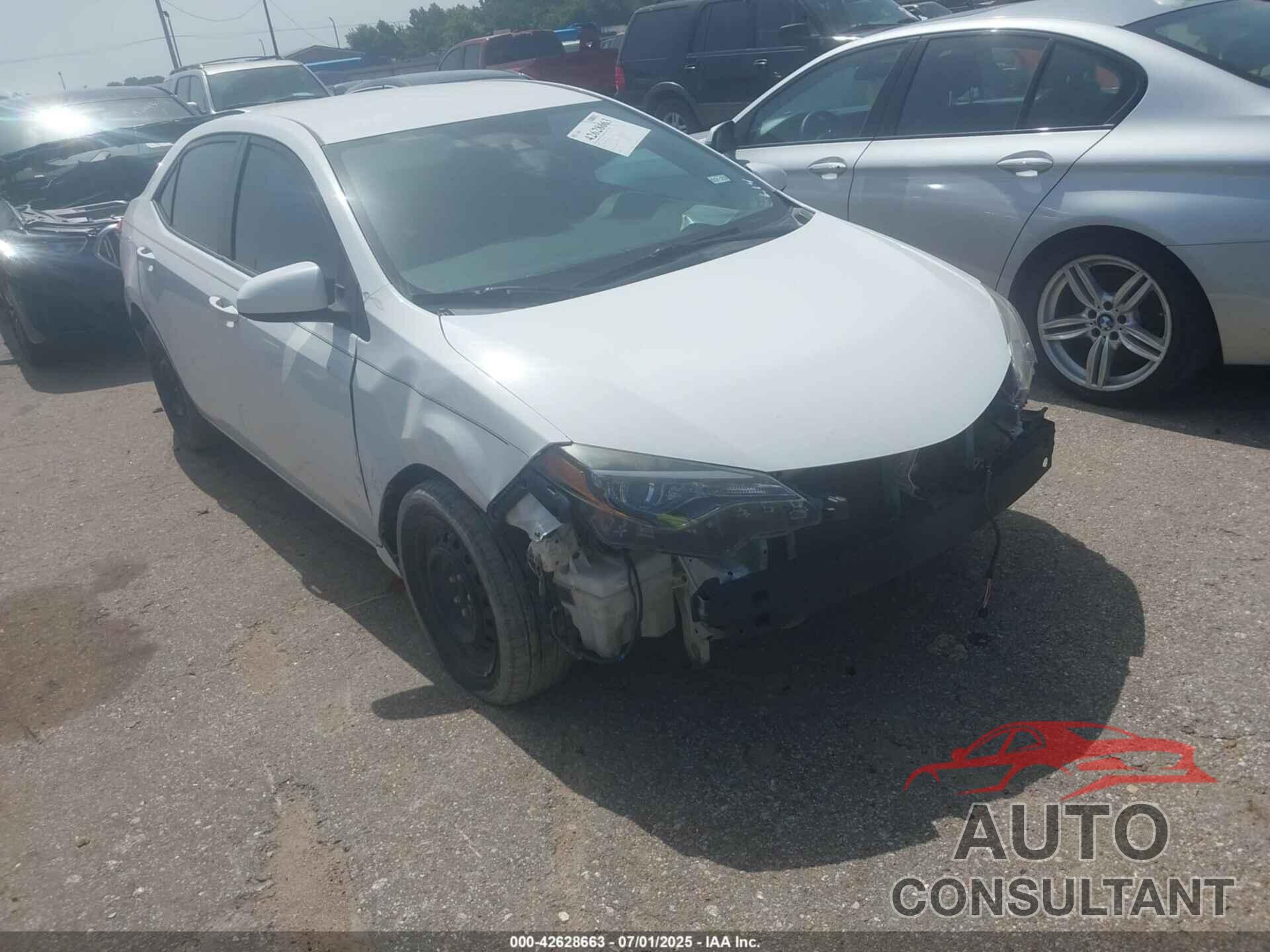 TOYOTA COROLLA 2017 - 2T1BURHE2HC834046