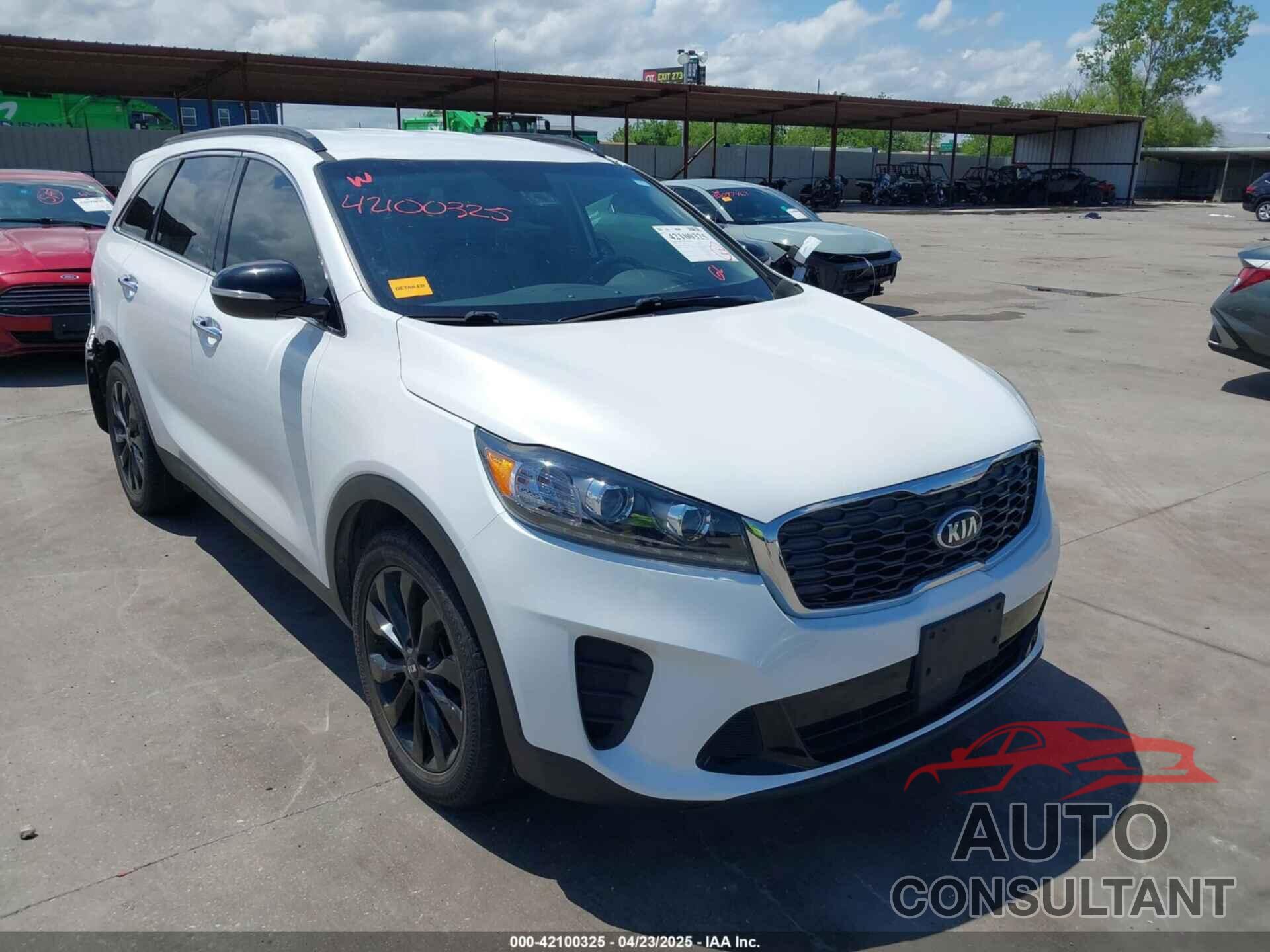 KIA SORENTO 2020 - 5XYPG4A57LG672955